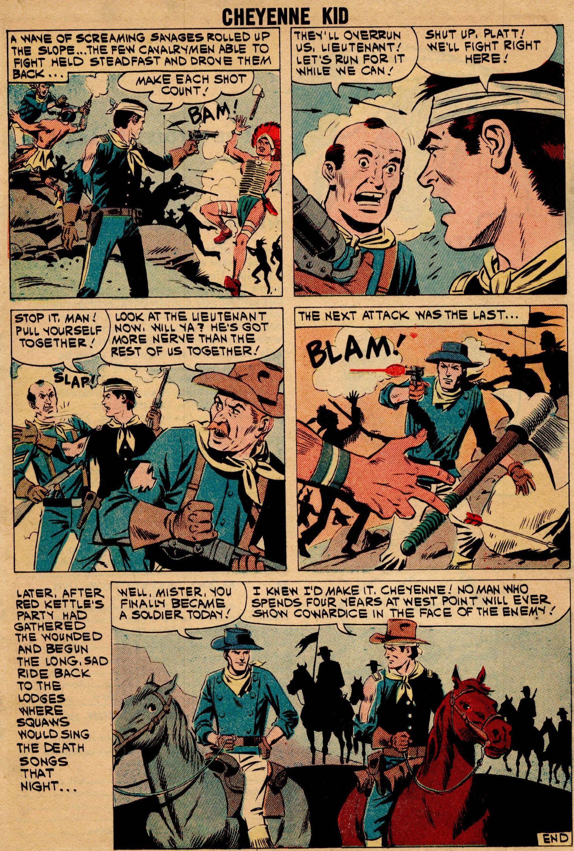 Read online Cheyenne Kid comic -  Issue #30 - 16