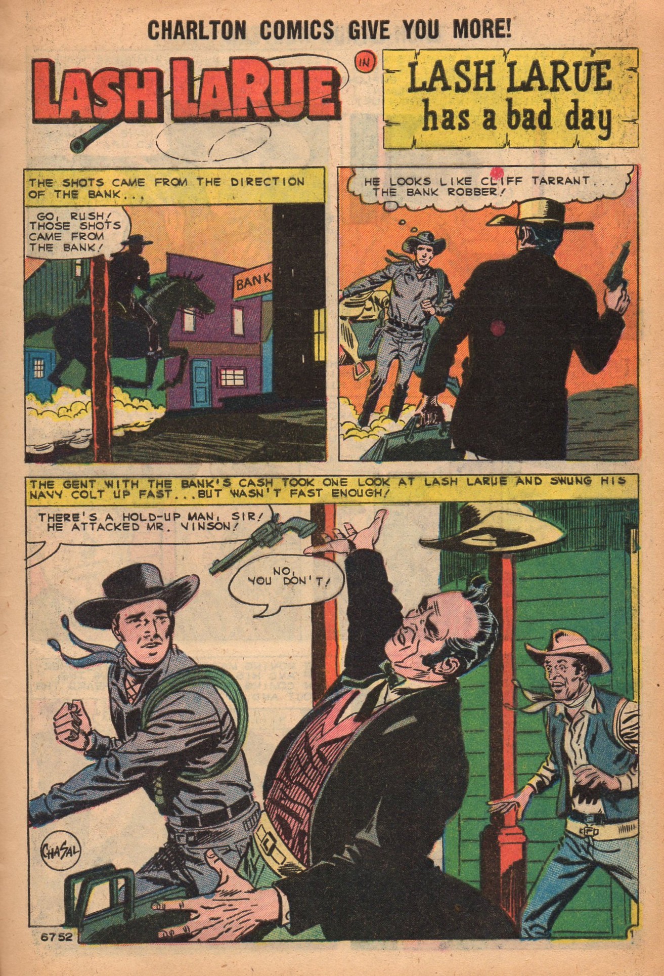 Read online Lash Larue Western (1949) comic -  Issue #81 - 9