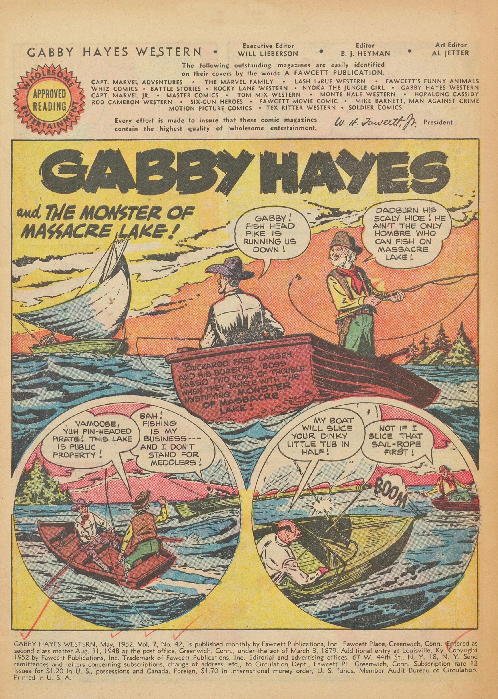 Read online Gabby Hayes Western comic -  Issue #42 - 3