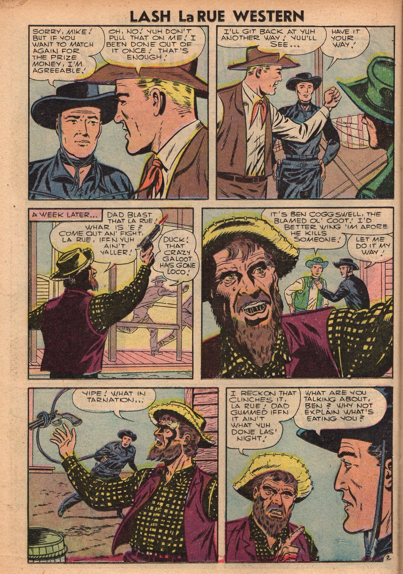 Read online Lash Larue Western (1949) comic -  Issue #61 - 24