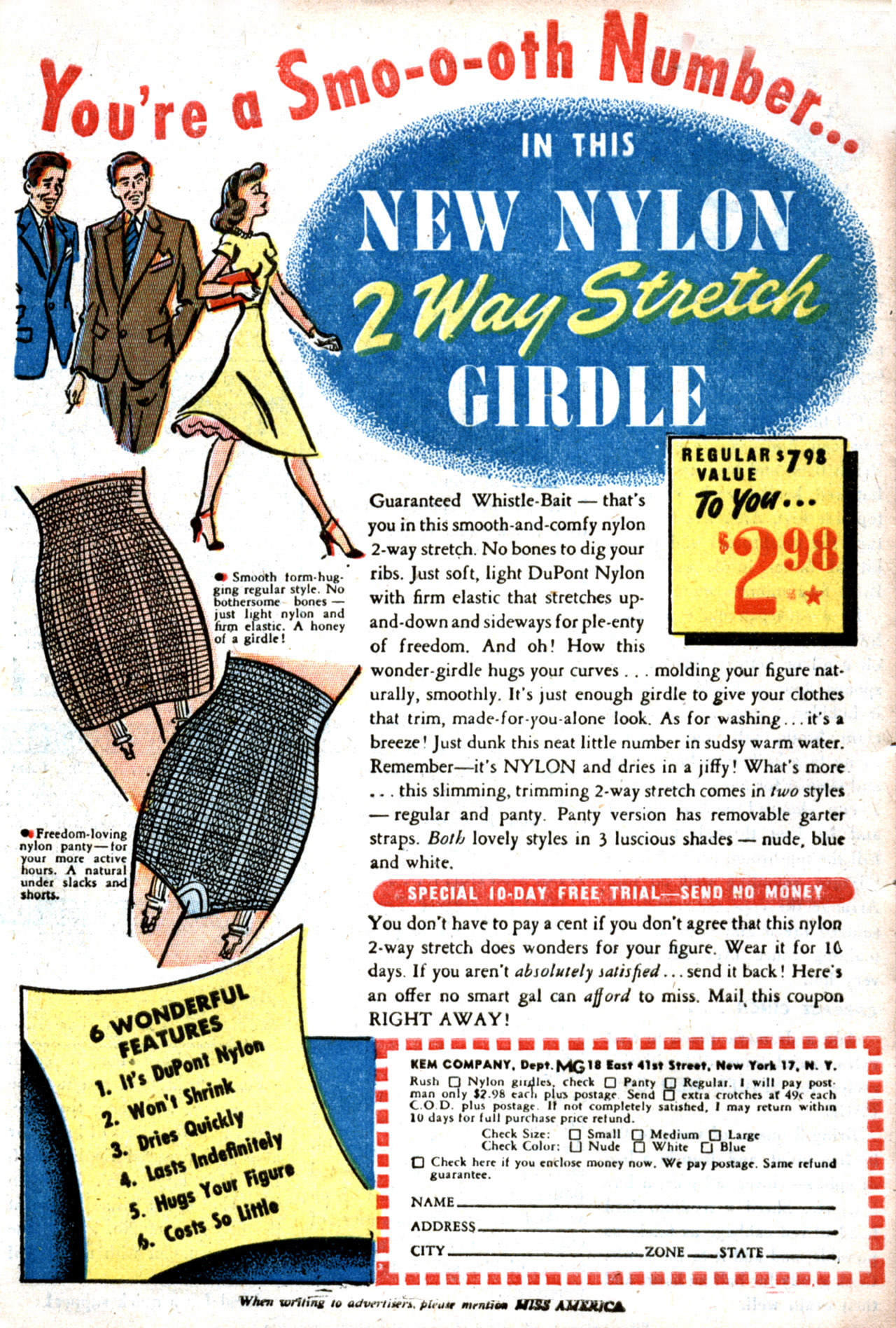 Read online Miss America Magazine comic -  Issue #42 - 42