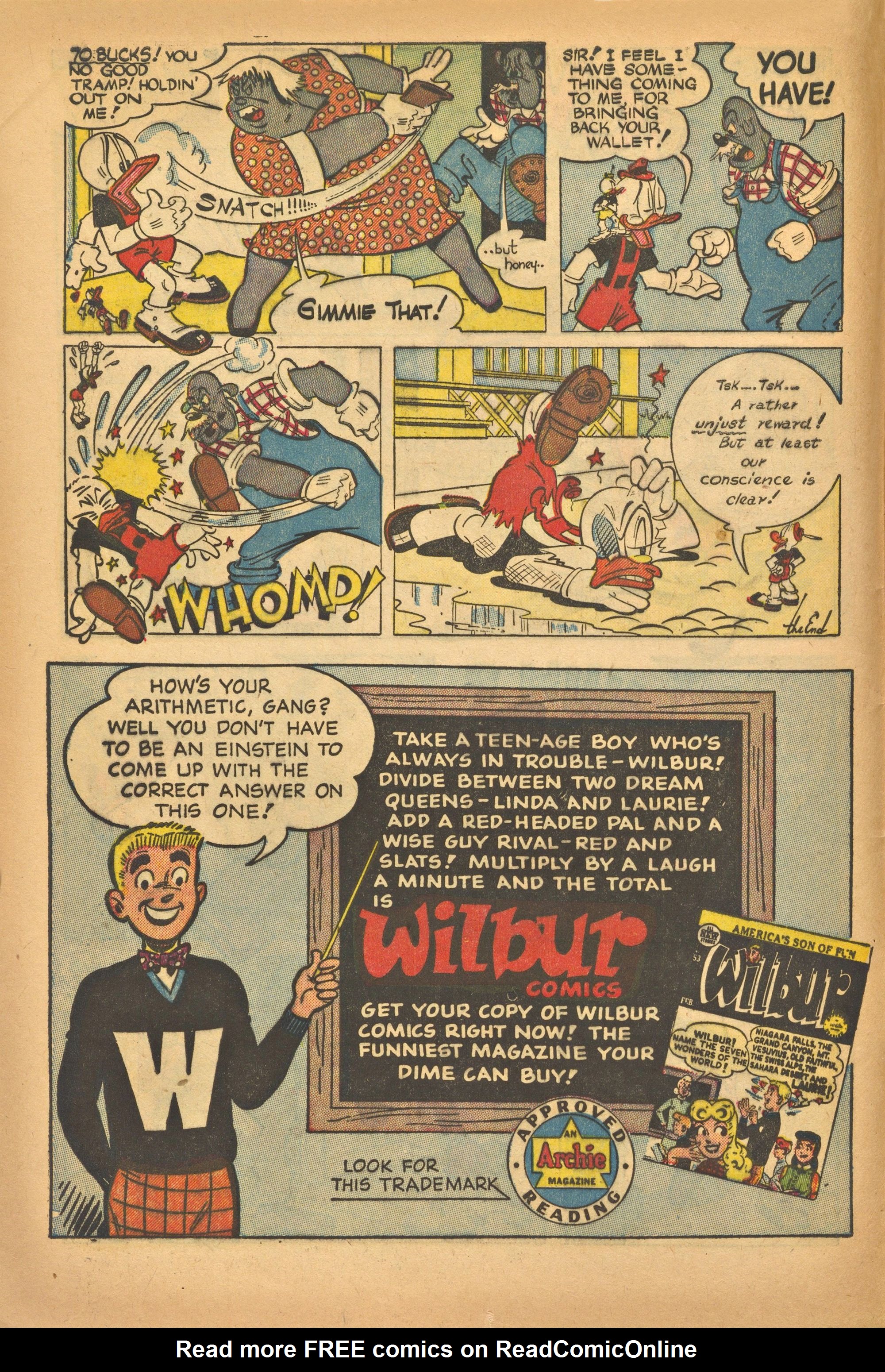 Read online Super Duck Comics comic -  Issue #55 - 8