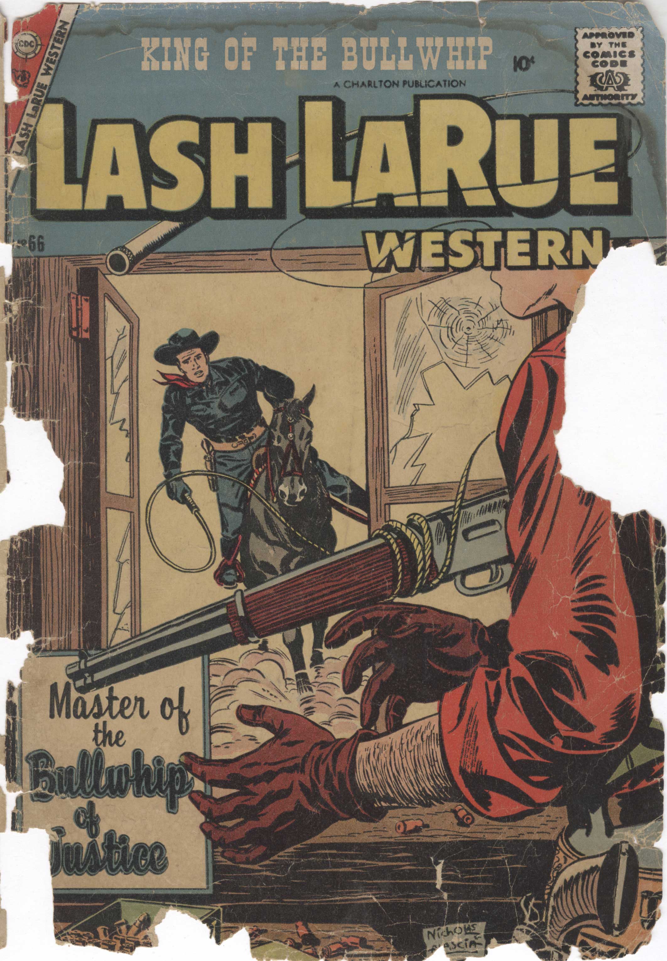 Read online Lash Larue Western (1949) comic -  Issue #66 - 2