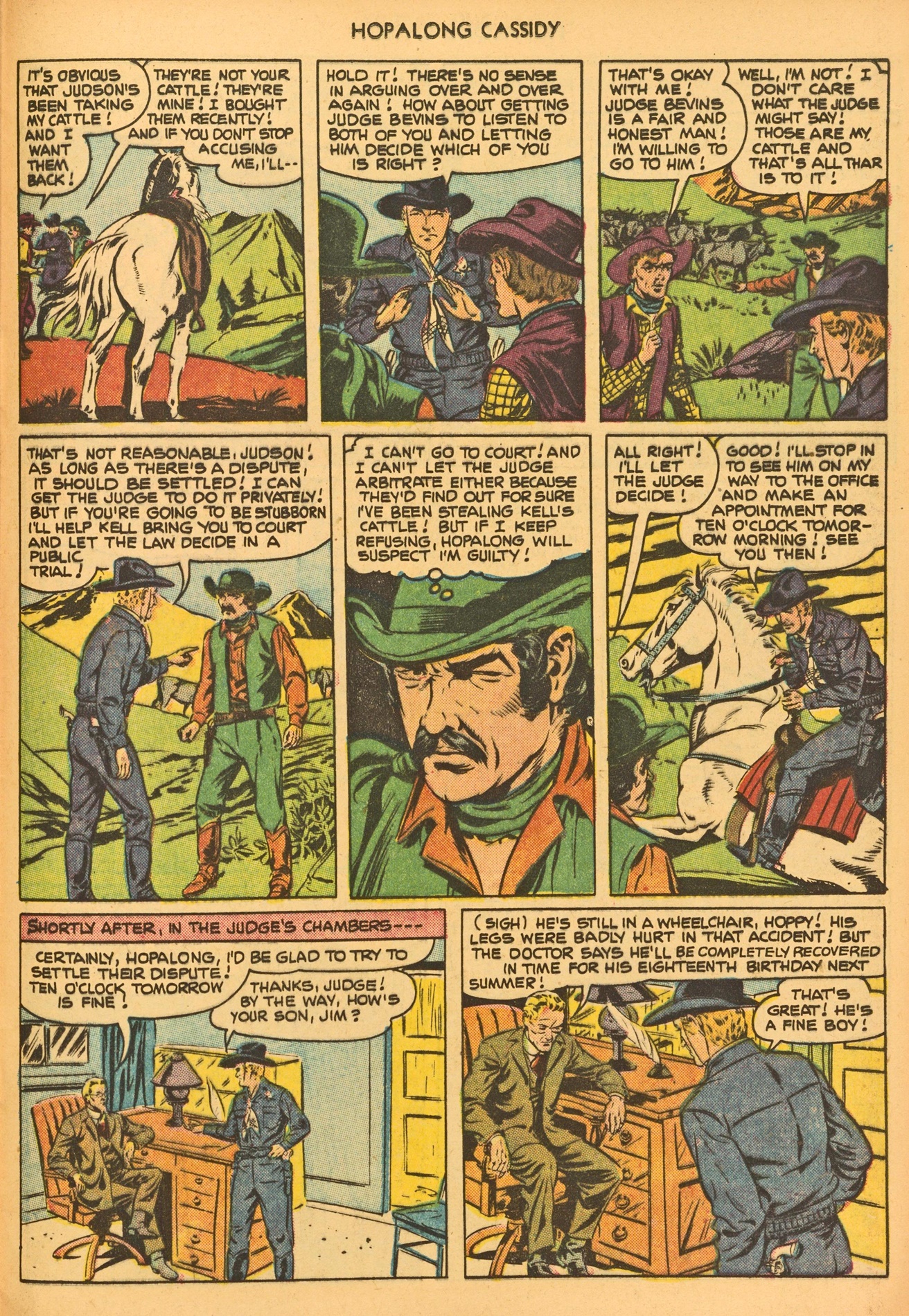 Read online Hopalong Cassidy comic -  Issue #62 - 25