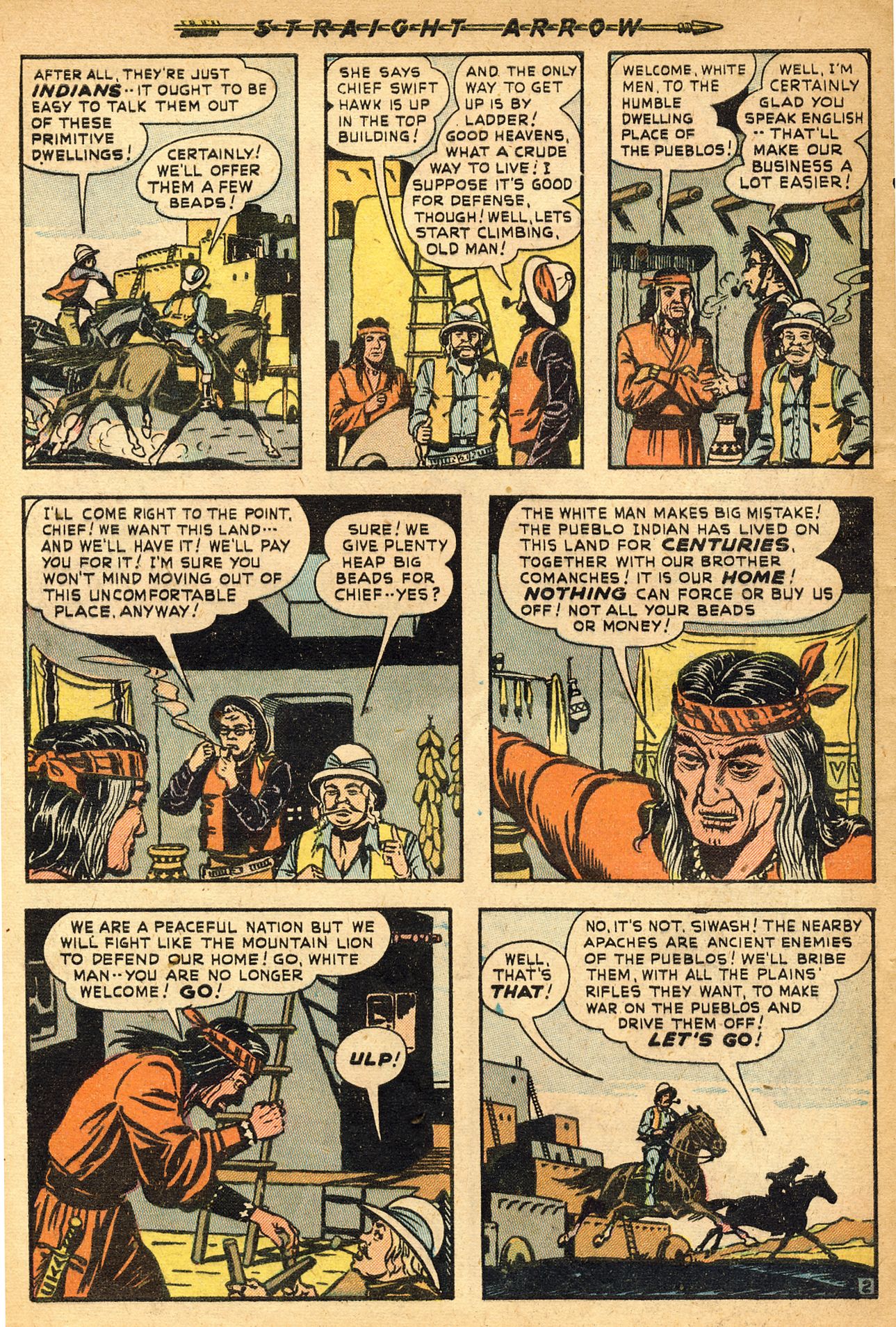 Read online Straight Arrow comic -  Issue #9 - 28