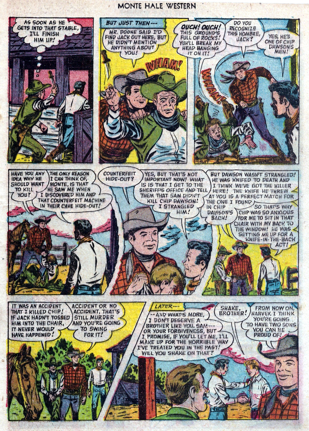 Read online Monte Hale Western comic -  Issue #82 - 21
