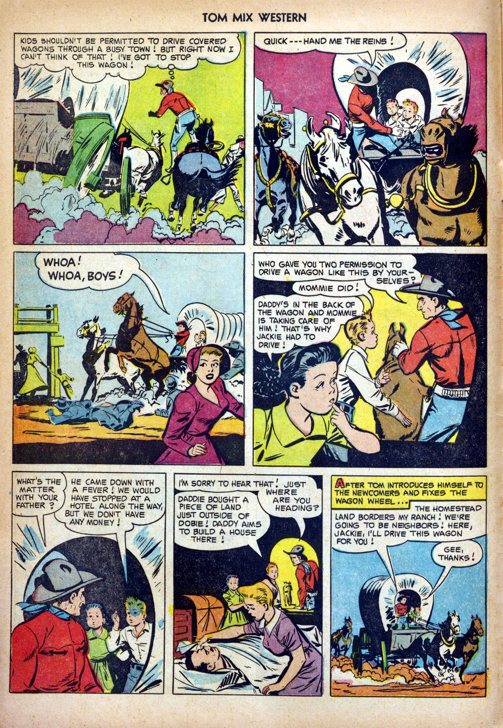 Read online Tom Mix Western (1948) comic -  Issue #58 - 4