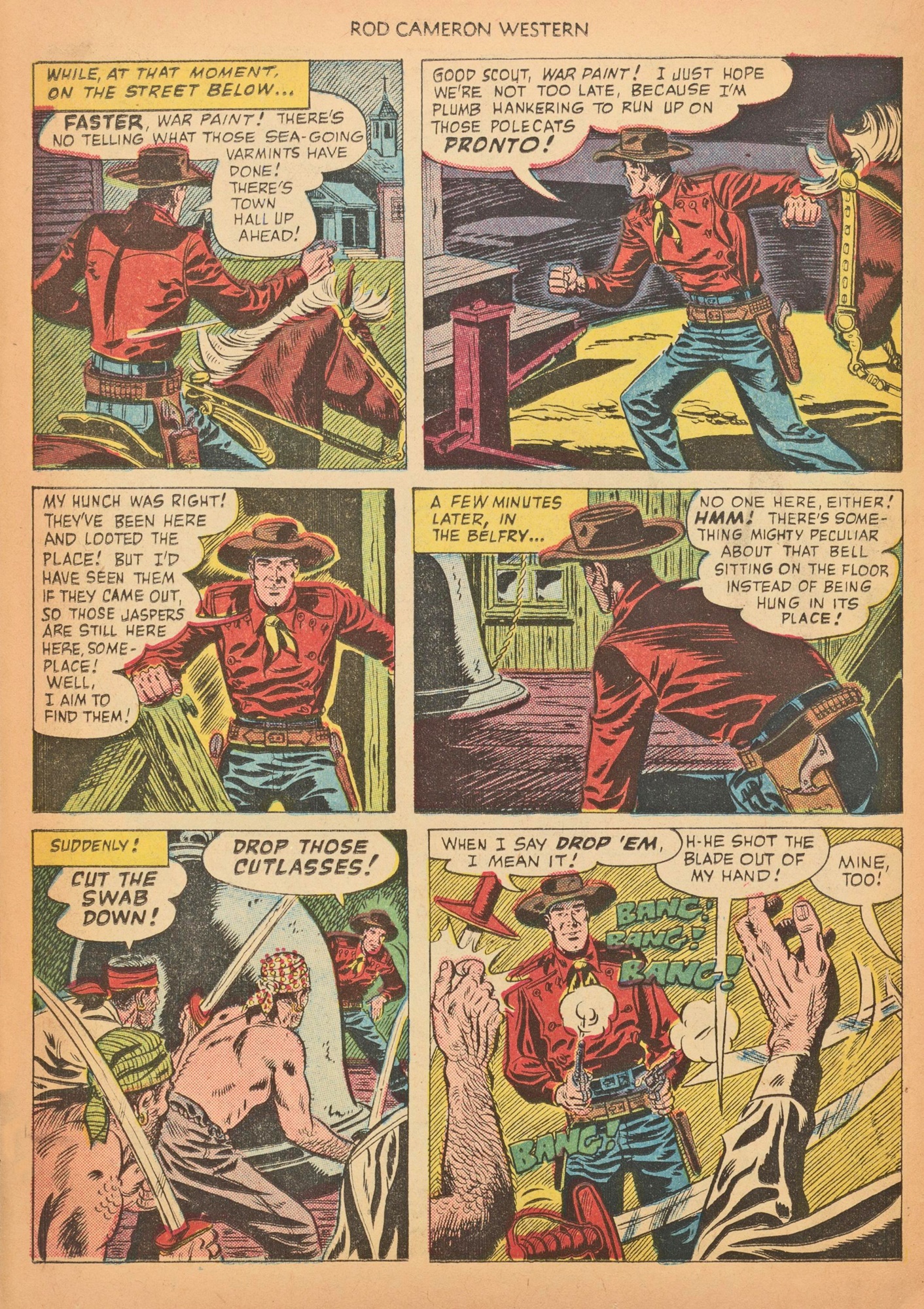Read online Rod Cameron Western comic -  Issue #8 - 18
