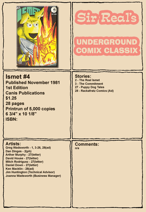 Read online Ismet comic -  Issue #4 - 1