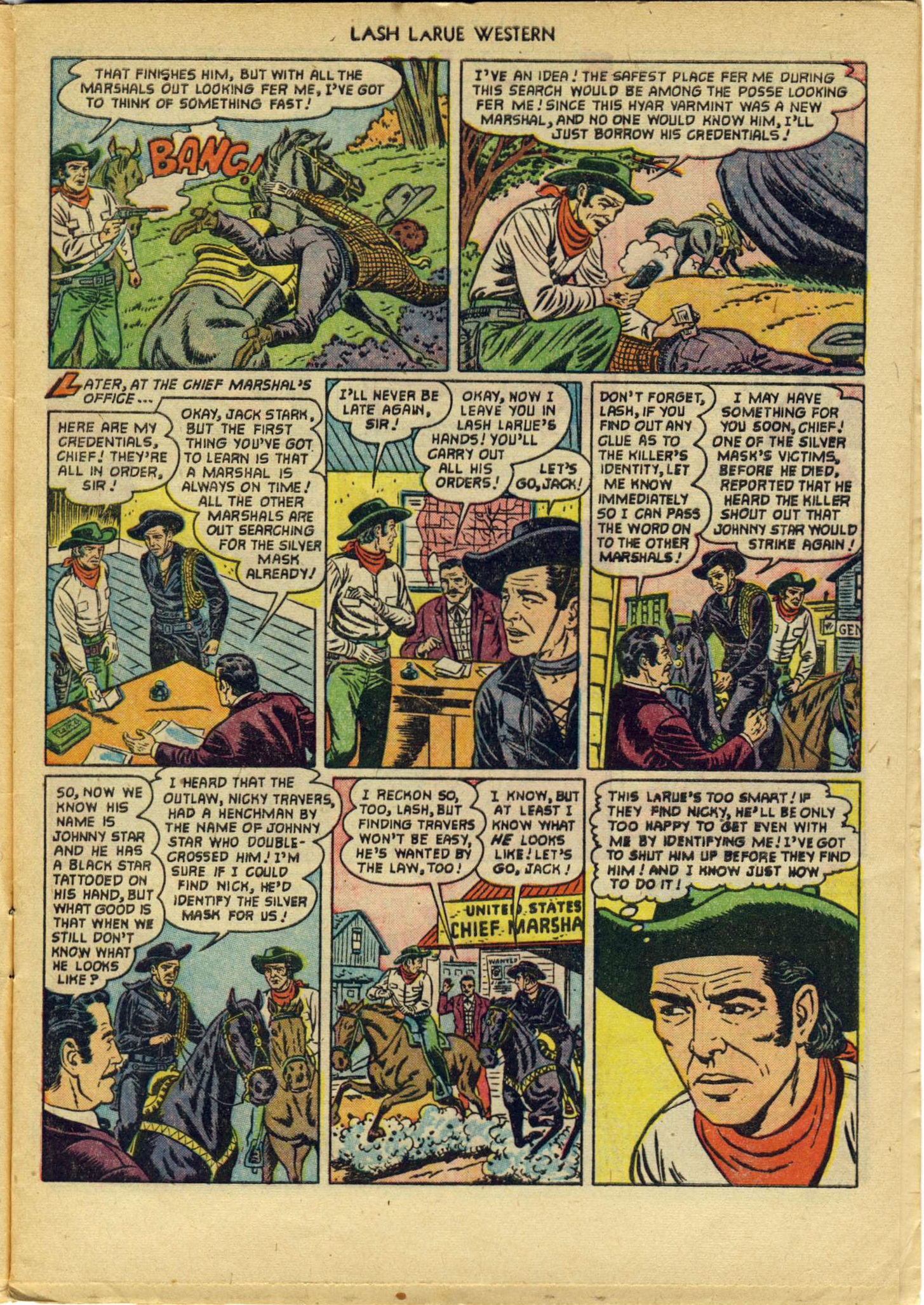Read online Lash Larue Western (1949) comic -  Issue #29 - 5