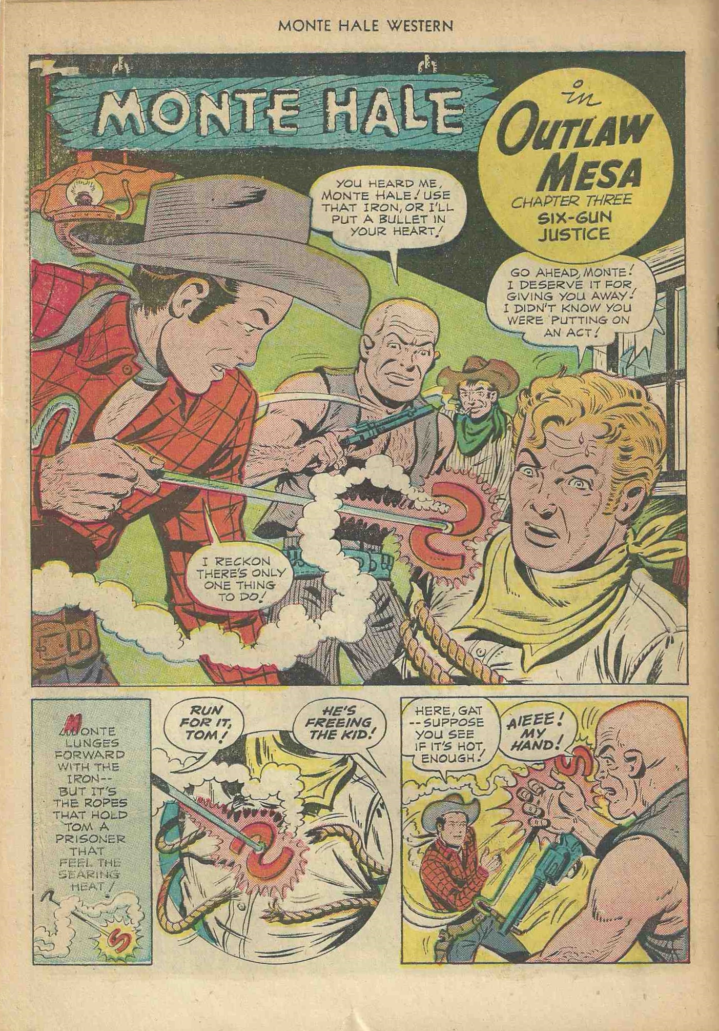 Read online Monte Hale Western comic -  Issue #57 - 18