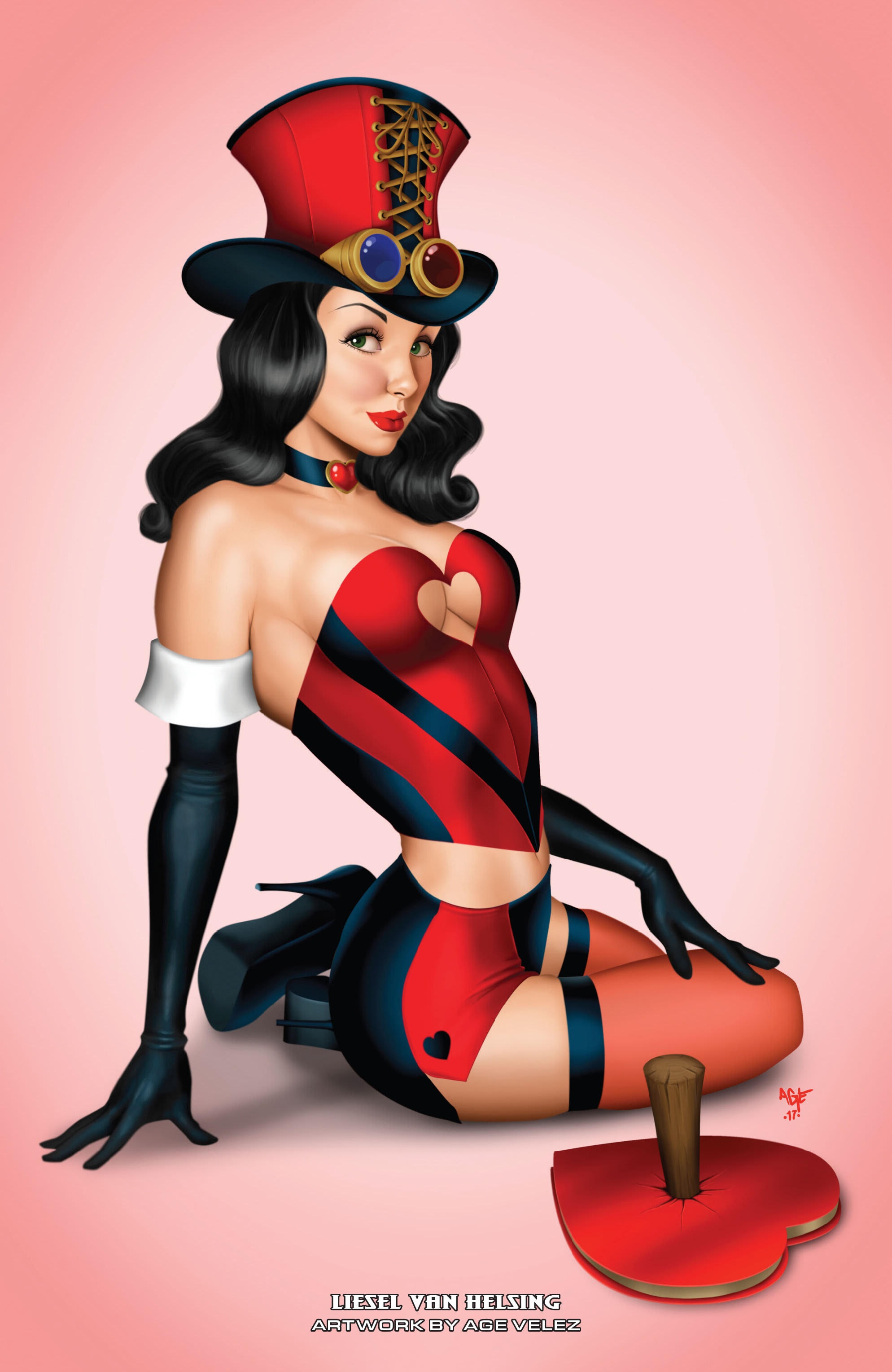 Read online Grimm Fairy Tales 2024 Valentine's Day Lingerie Pinup Special comic -  Issue # Full - 34