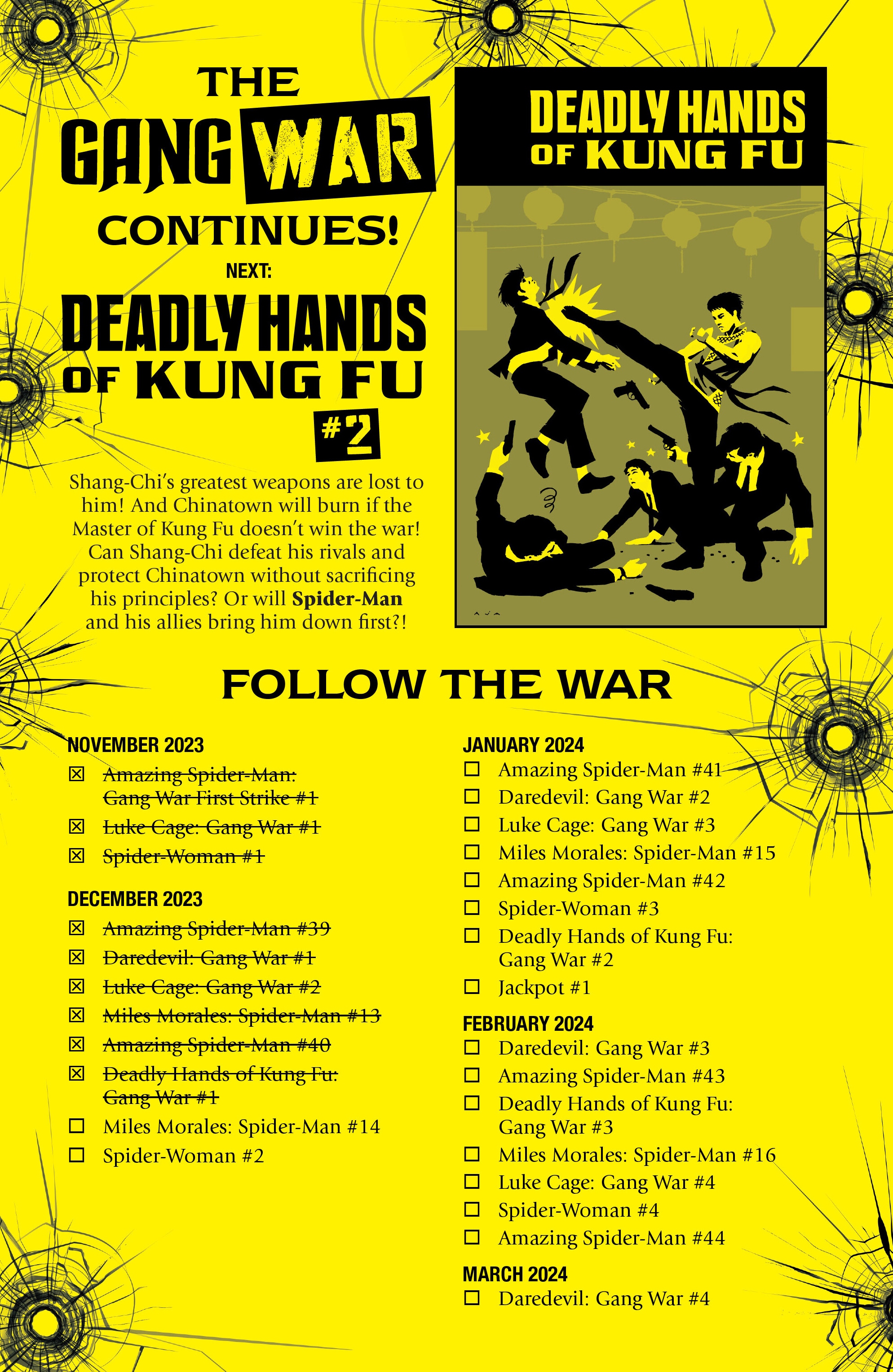 Read online Deadly Hands of Kung Fu: Gang War comic -  Issue #1 - 30