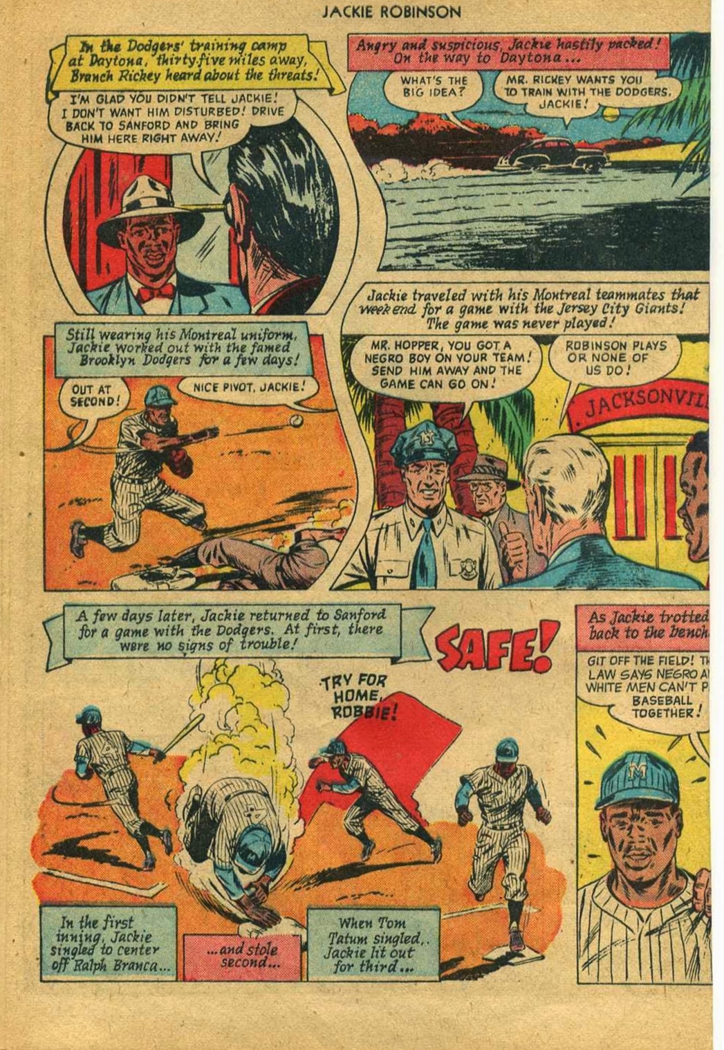 Read online Jackie Robinson comic -  Issue #3 - 8