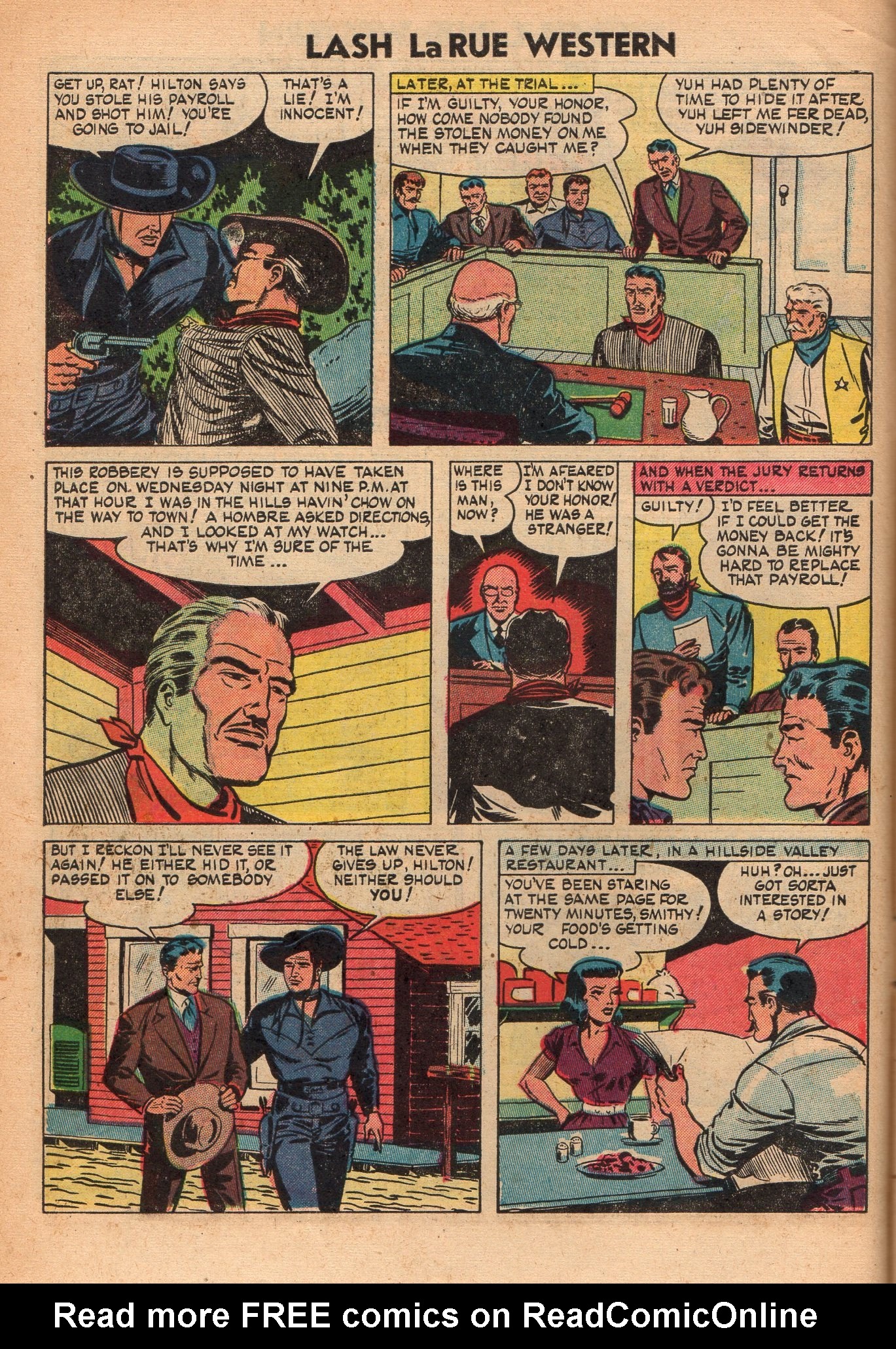 Read online Lash Larue Western (1949) comic -  Issue #48 - 10