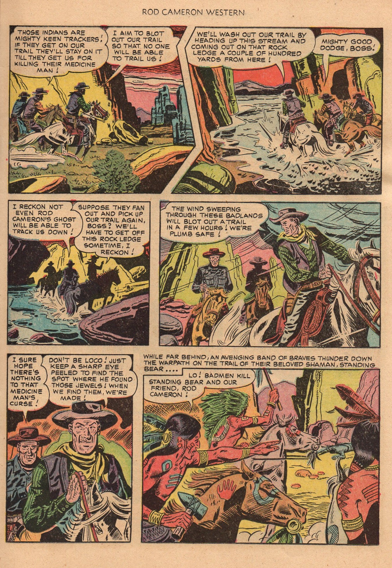 Read online Rod Cameron Western comic -  Issue #6 - 17