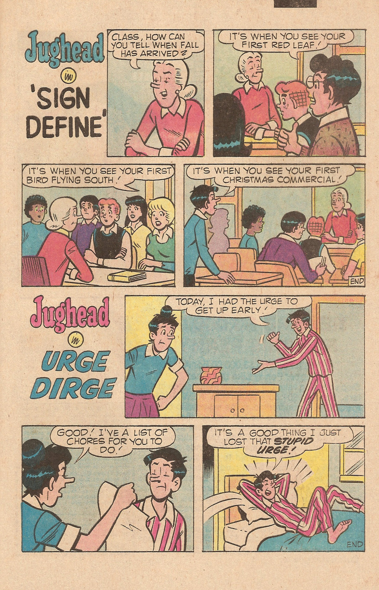 Read online Jughead's Jokes comic -  Issue #71 - 33