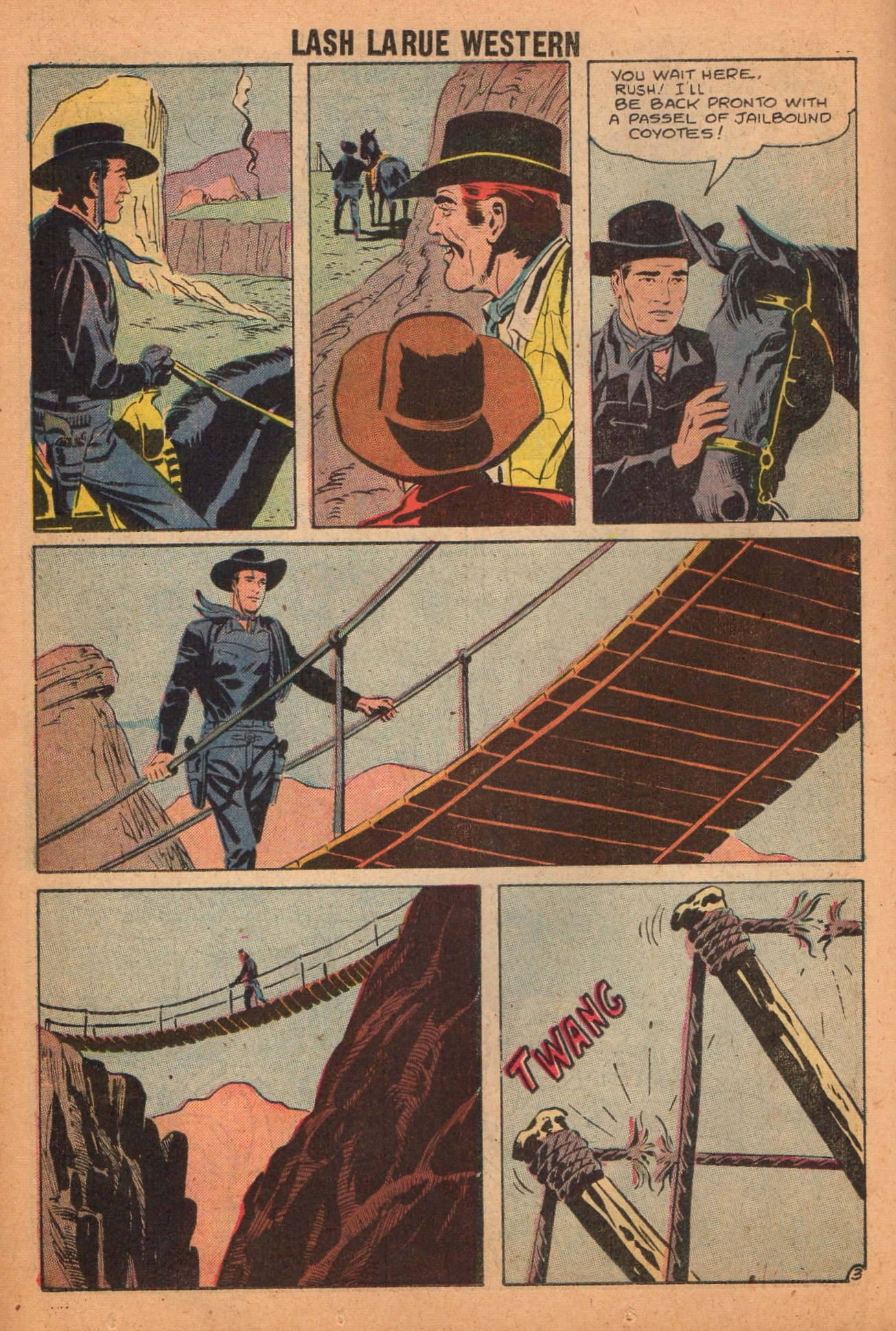 Read online Lash Larue Western (1949) comic -  Issue #71 - 15