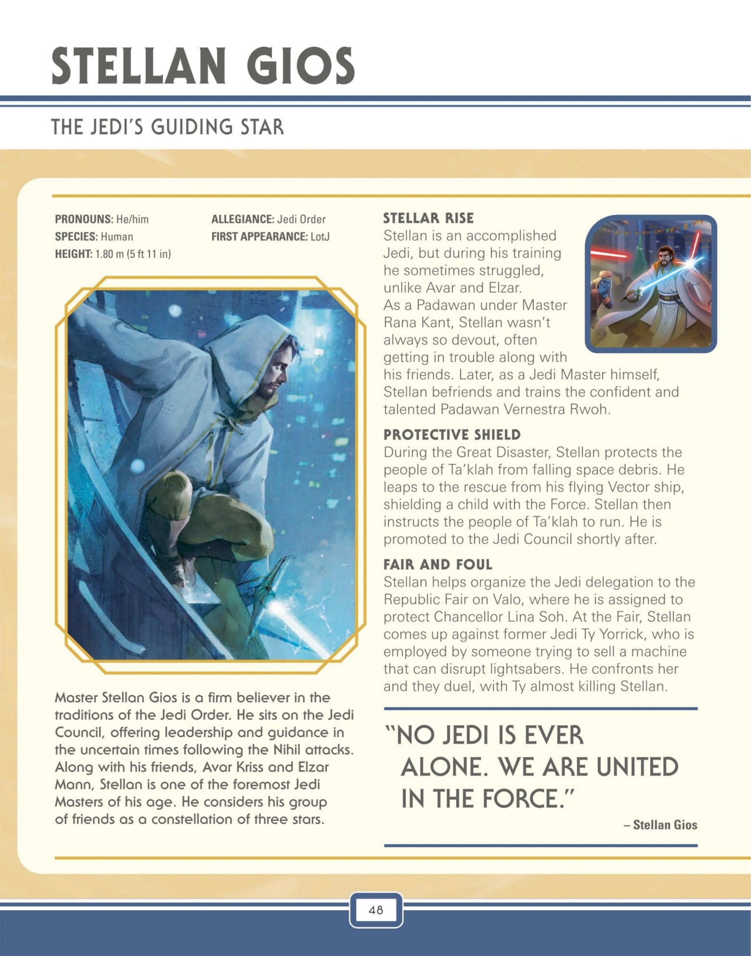 Read online Star Wars: The High Republic Character Encyclopedia comic -  Issue # TPB (Part 1) - 50