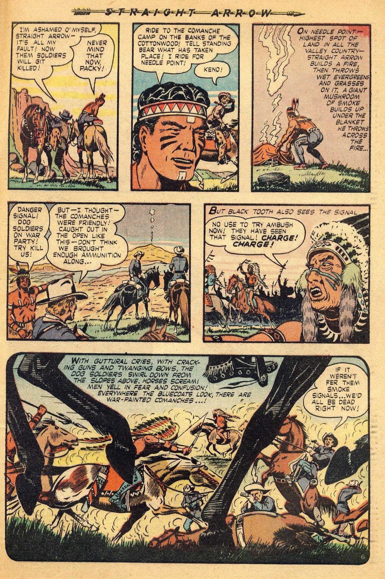 Read online Straight Arrow comic -  Issue #4 - 33