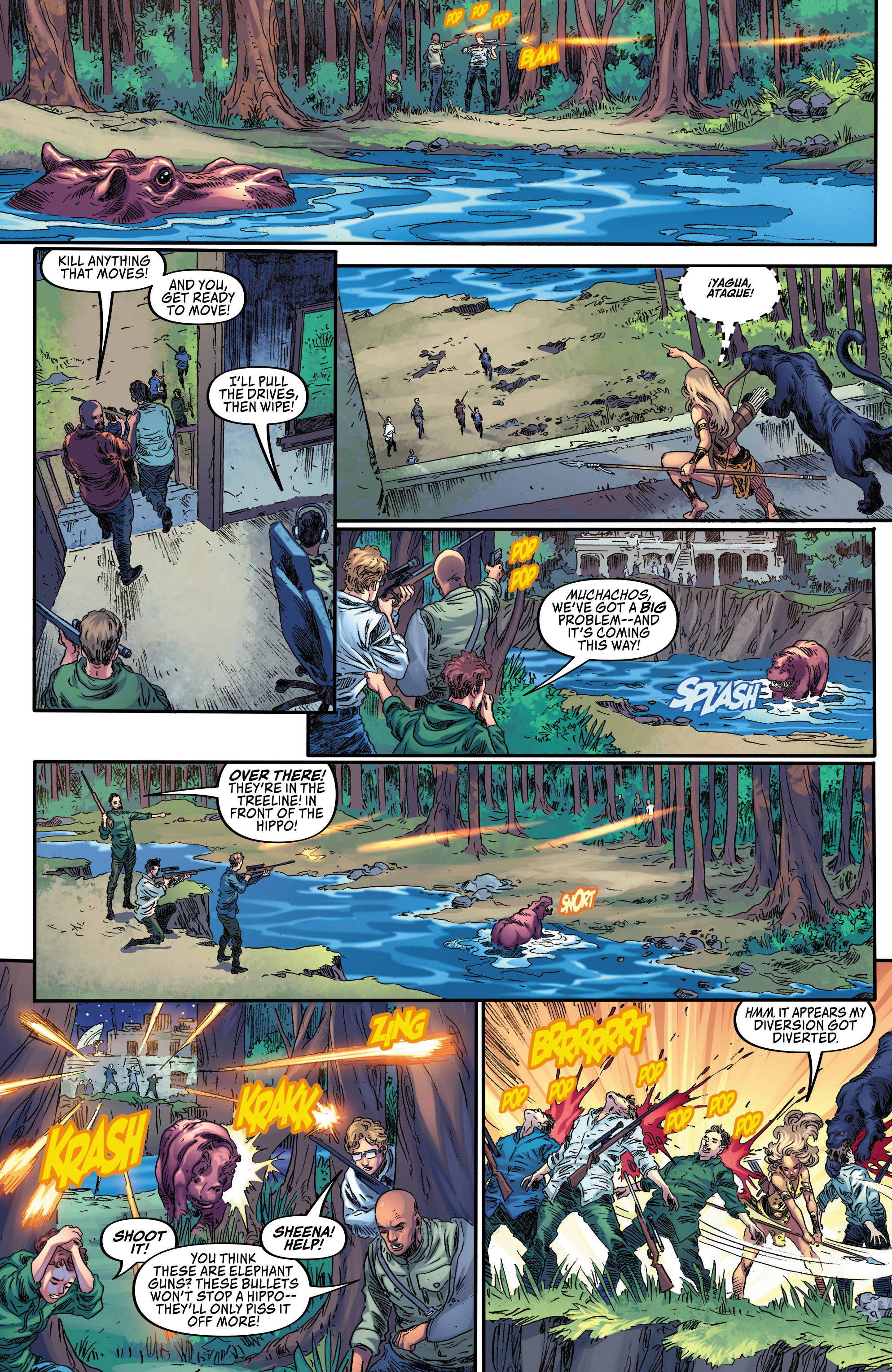 Read online Sheena Queen of the Jungle: Fatal Exams comic -  Issue #4 - 16