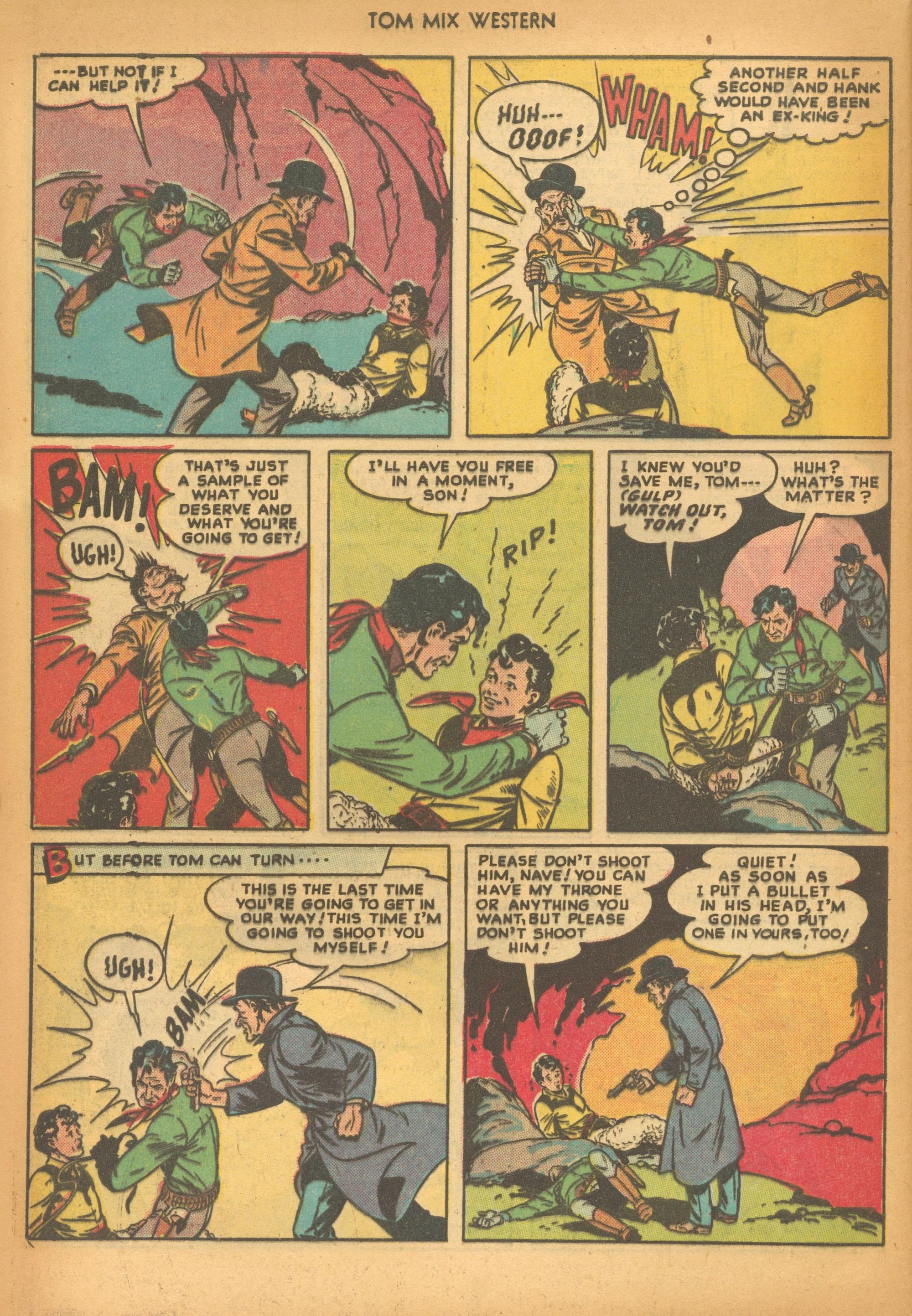 Read online Tom Mix Western (1948) comic -  Issue #16 - 48