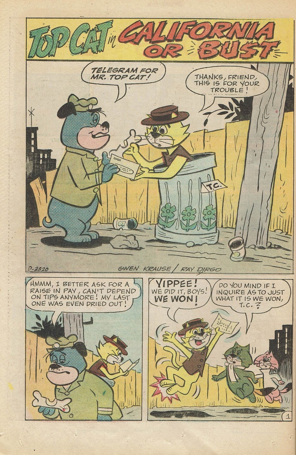 Read online Top Cat (1970) comic -  Issue #11 - 23