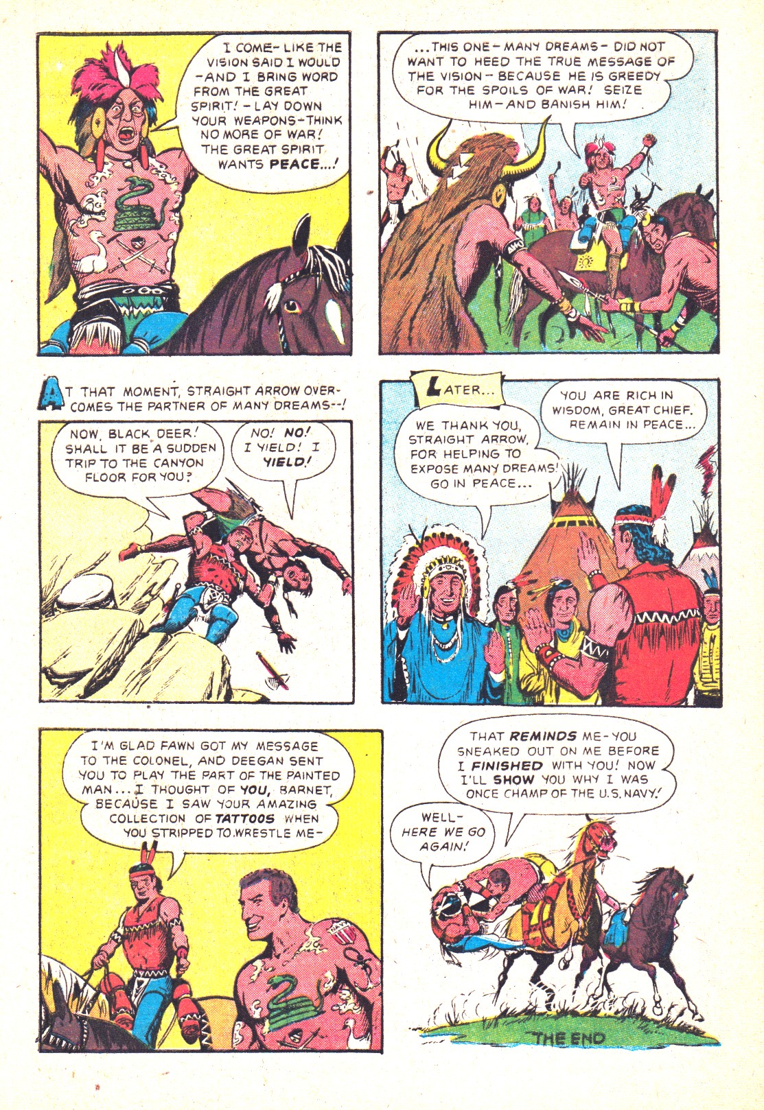 Read online Straight Arrow comic -  Issue #55 - 8