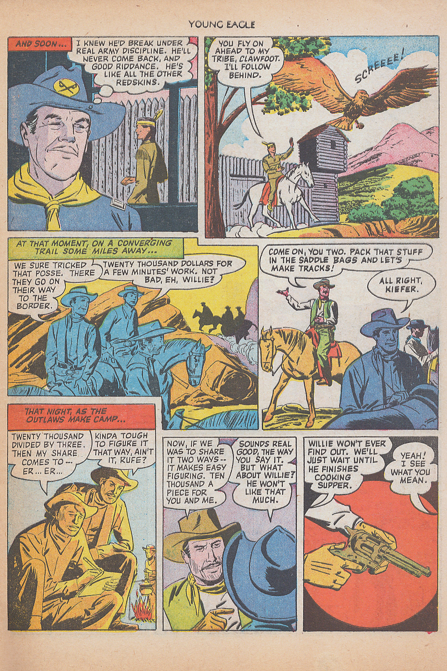 Read online Young Eagle comic -  Issue #3 - 5
