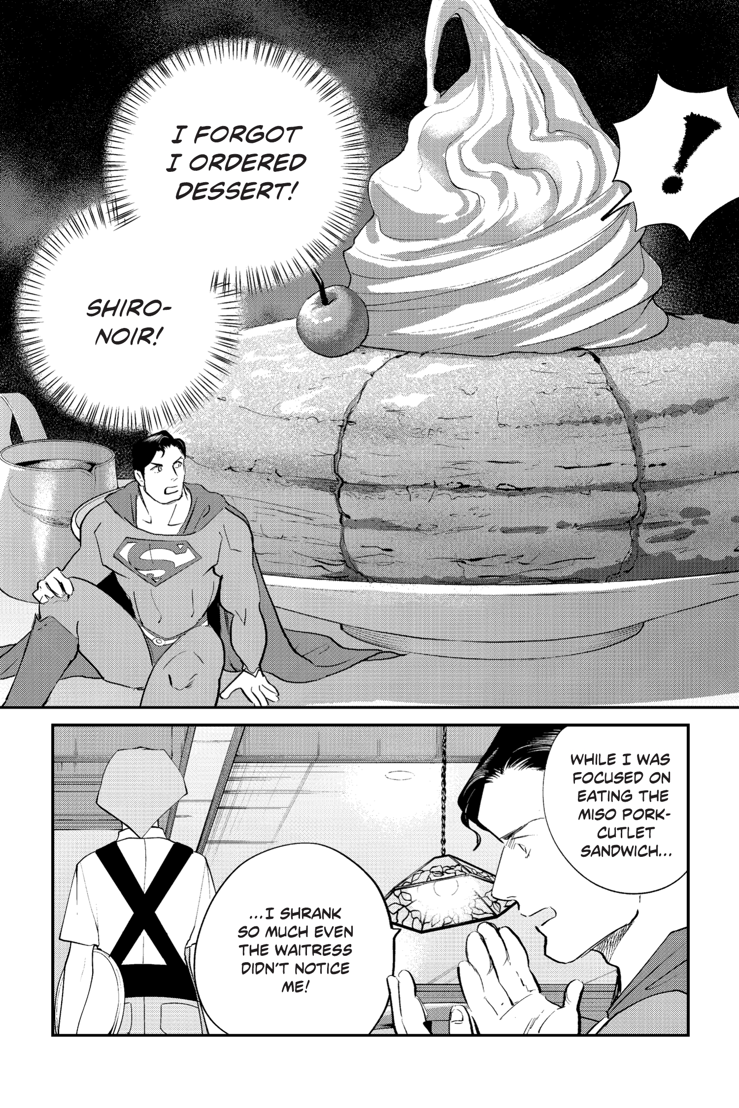 Read online Superman vs. Meshi comic -  Issue #12 - 16