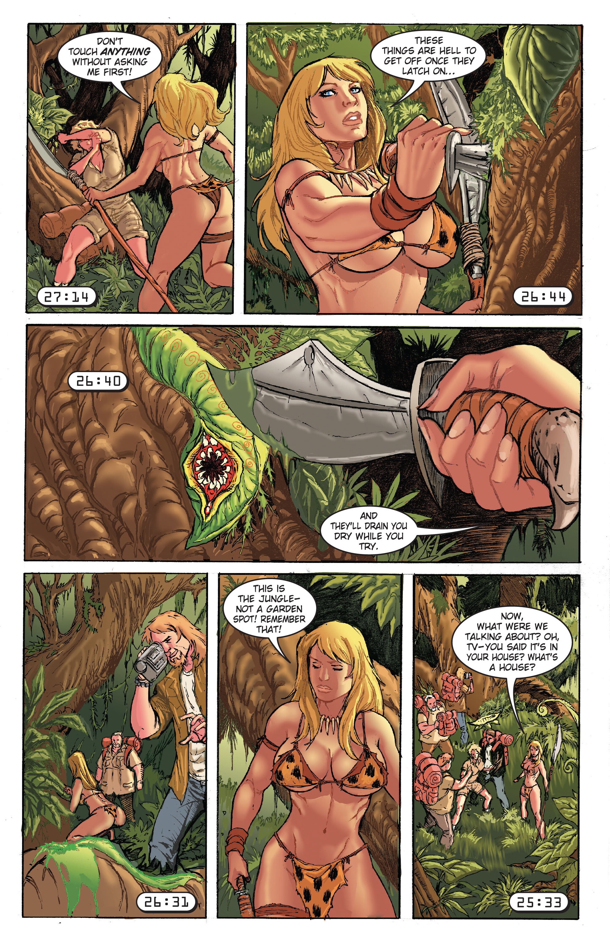 Read online Frank Cho's Jungle Girl: The Complete Omnibus comic -  Issue # TPB (Part 1) - 33