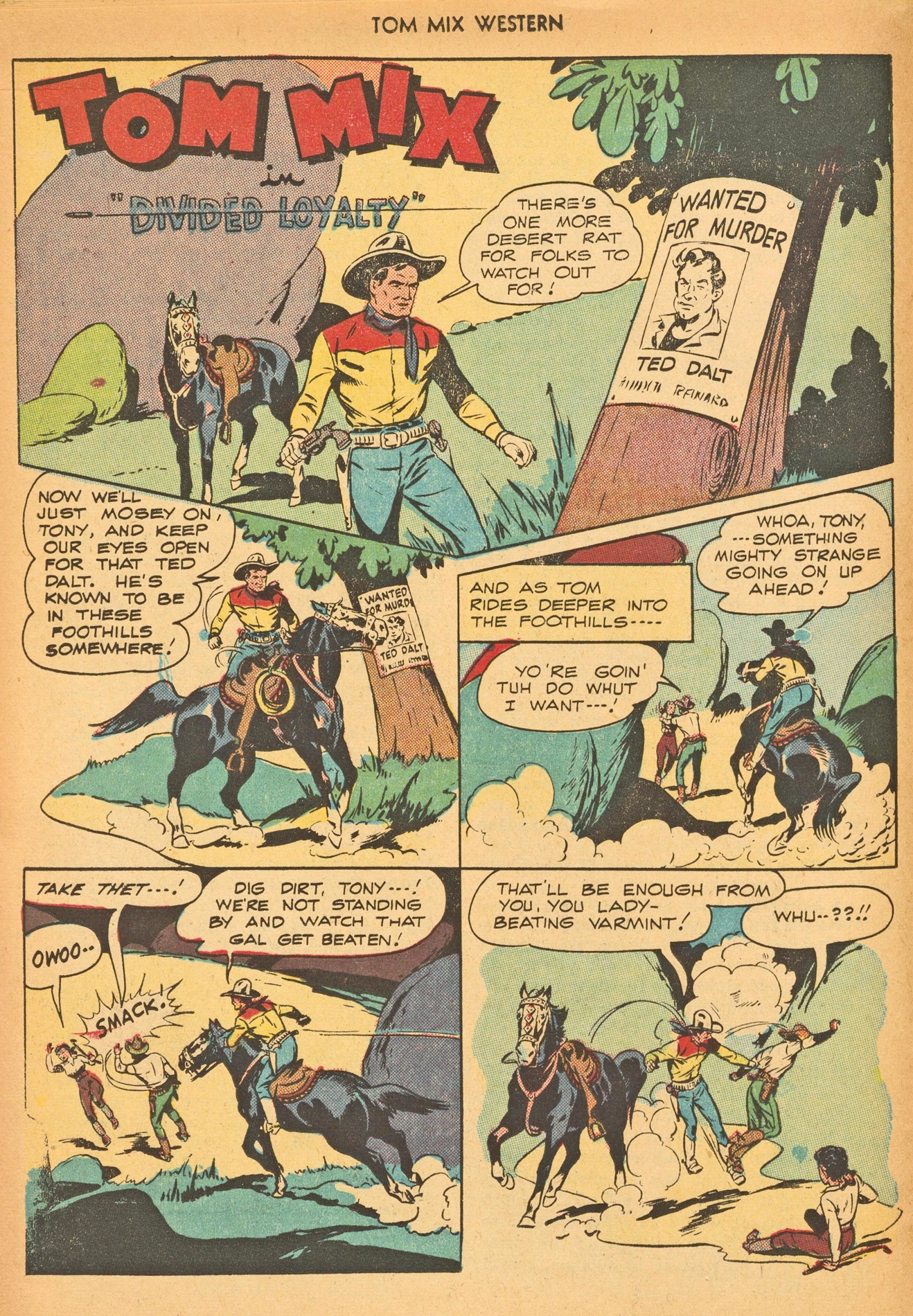 Read online Tom Mix Western (1948) comic -  Issue #8 - 18