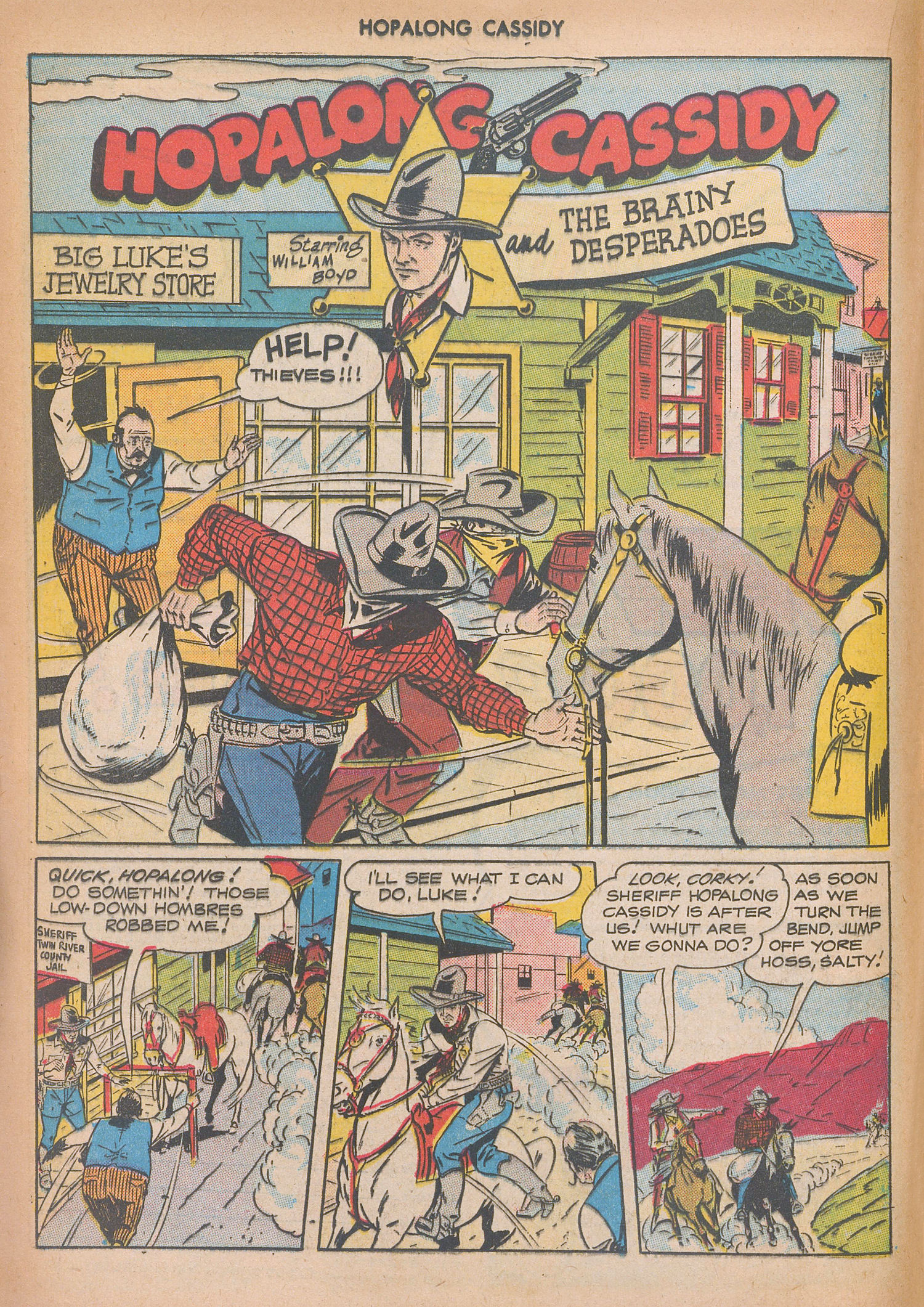 Read online Hopalong Cassidy comic -  Issue #17 - 16