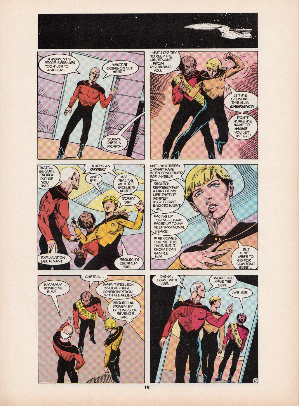 Read online Star Trek The Next Generation (1990) comic -  Issue #6 - 19