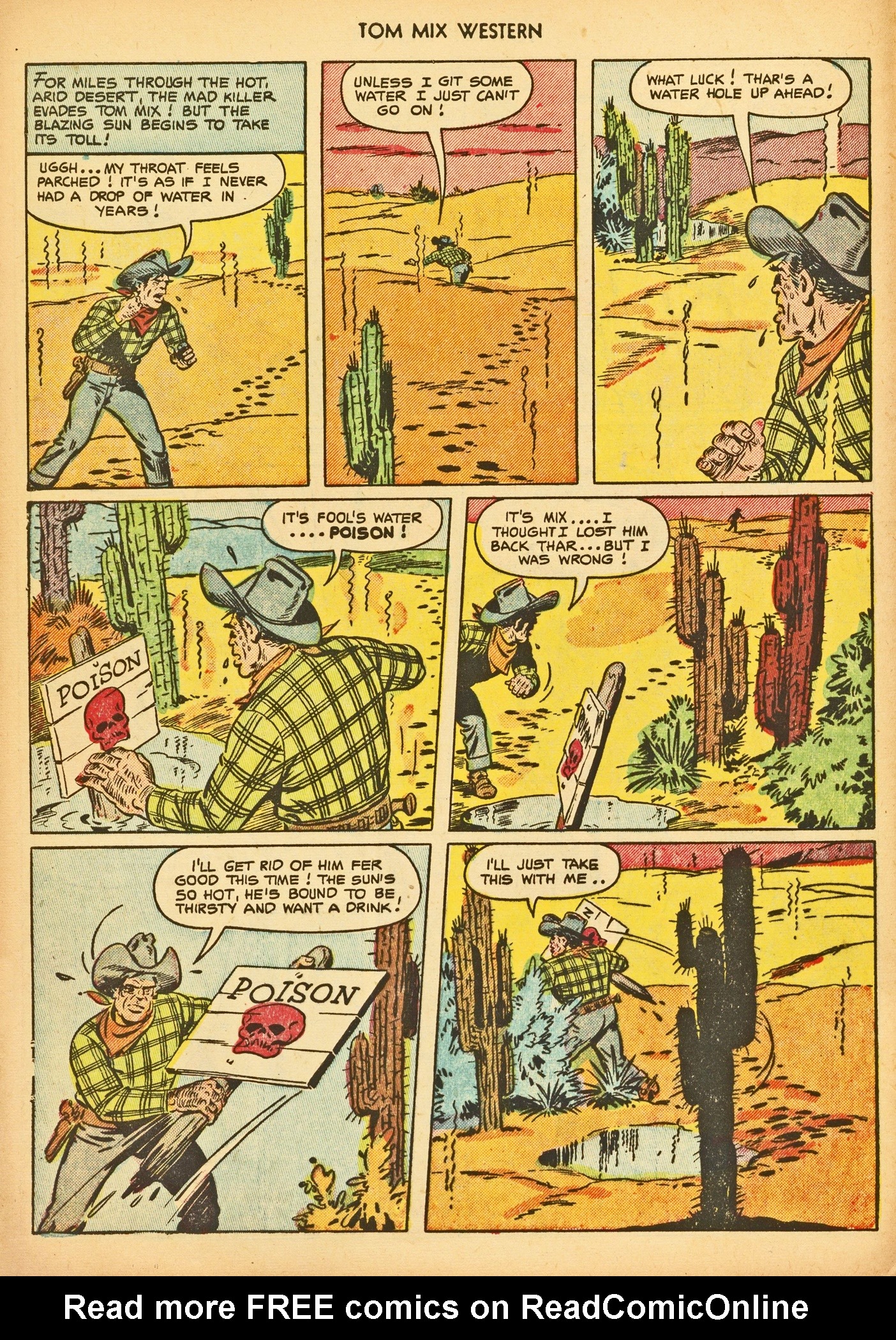 Read online Tom Mix Western (1948) comic -  Issue #59 - 8