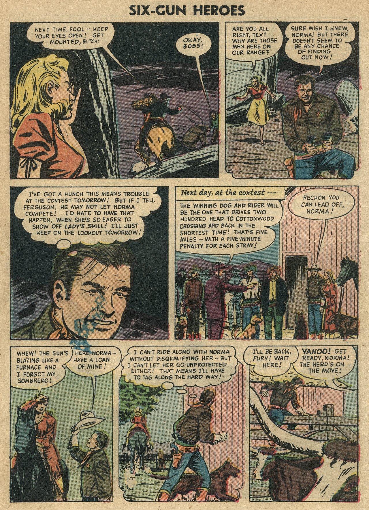 Read online Six-Gun Heroes comic -  Issue #35 - 8