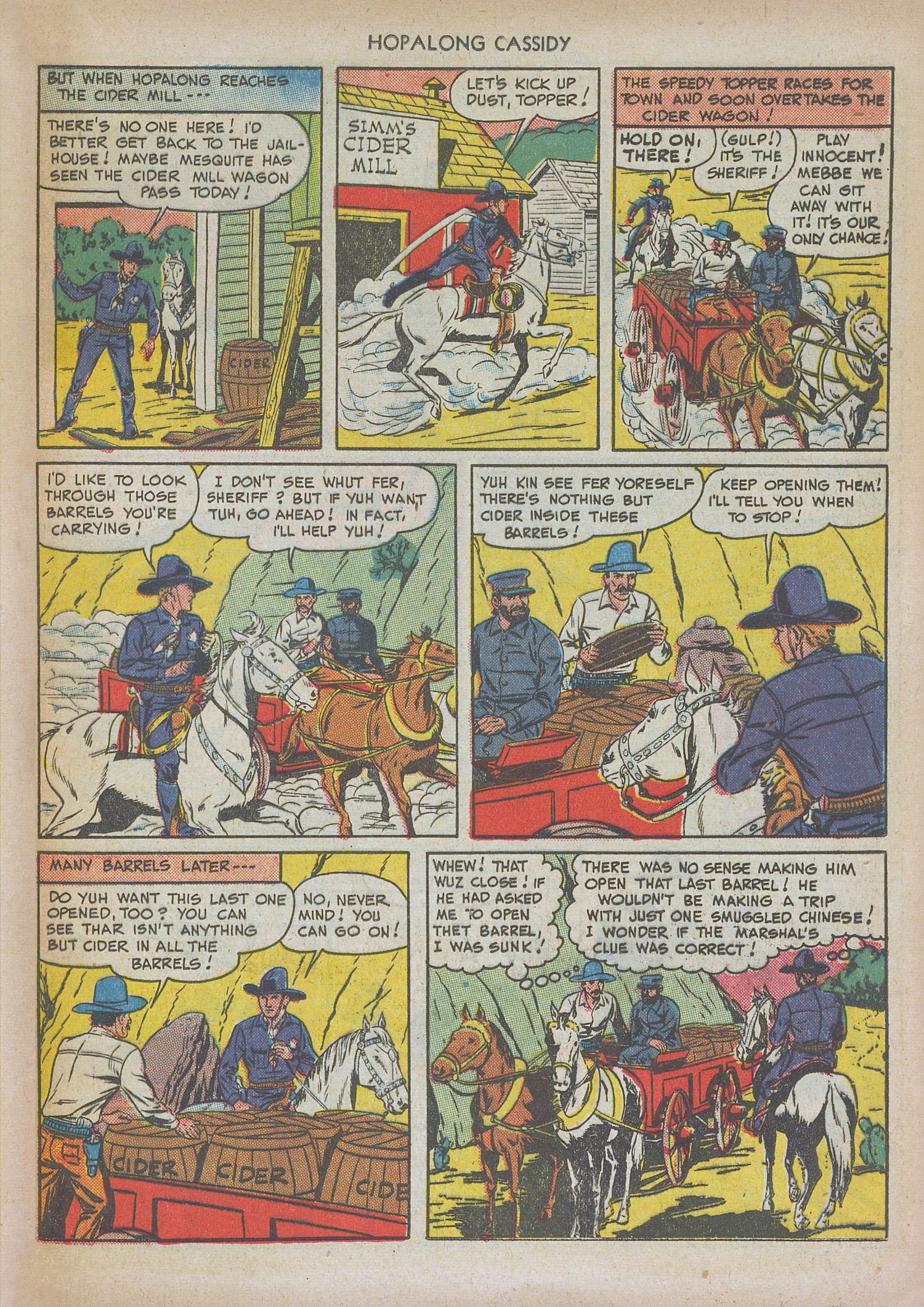 Read online Hopalong Cassidy comic -  Issue #35 - 37