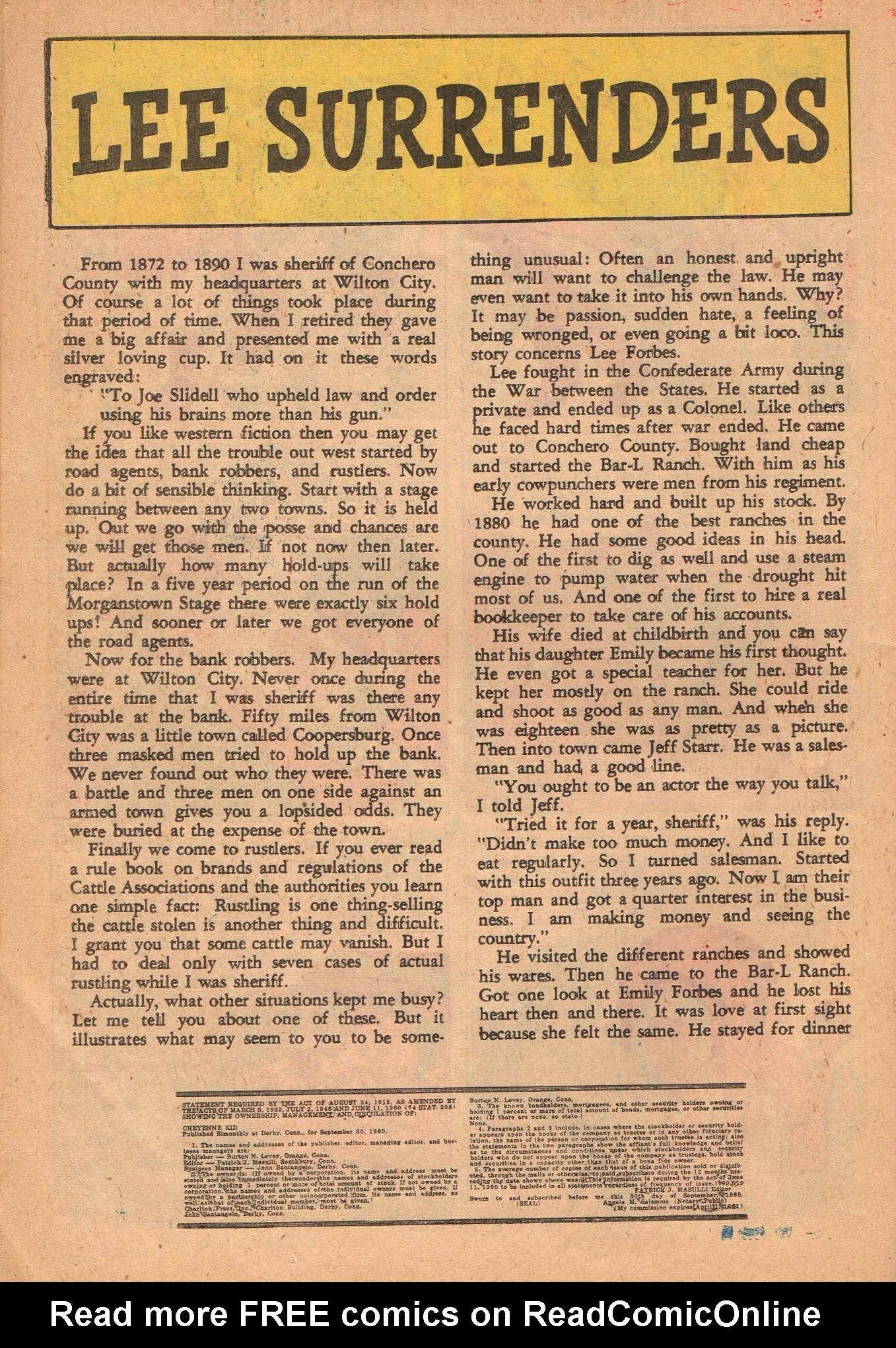 Read online Cheyenne Kid comic -  Issue #28 - 26