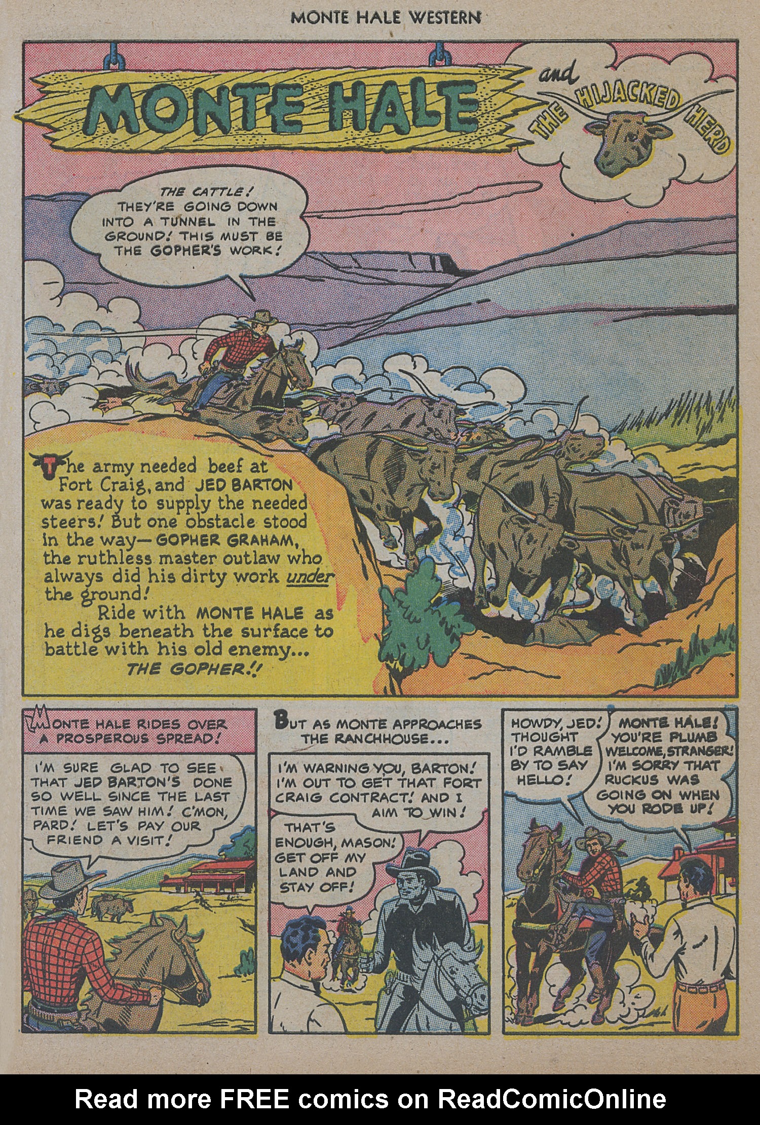 Read online Monte Hale Western comic -  Issue #48 - 19