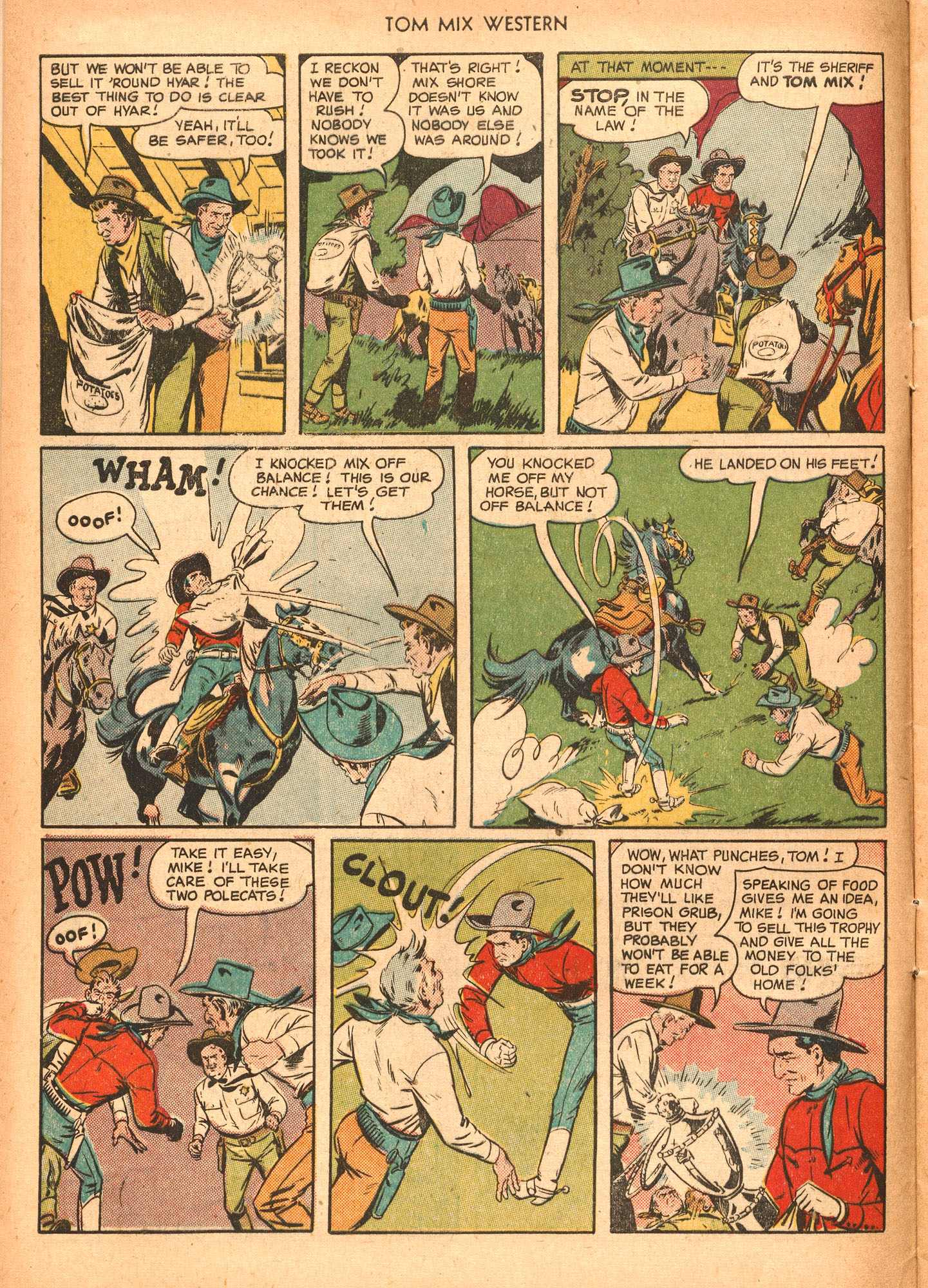 Read online Tom Mix Western (1948) comic -  Issue #34 - 8