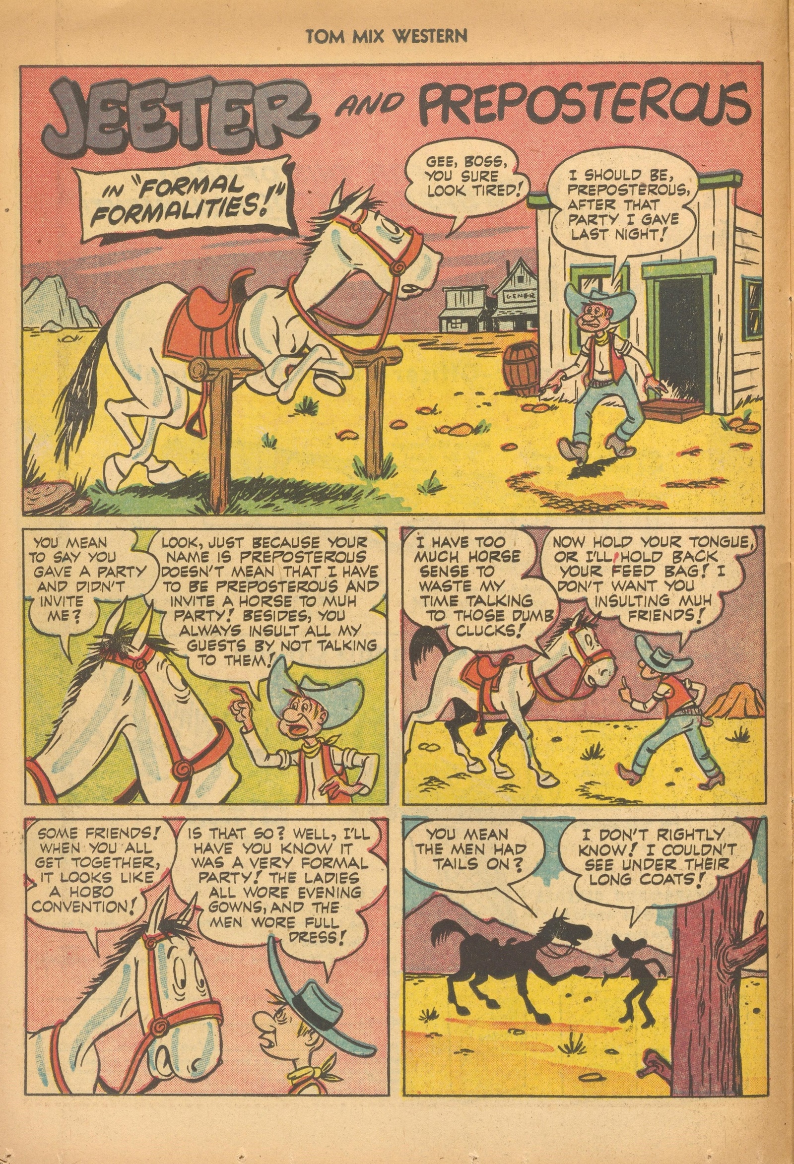 Read online Tom Mix Western (1948) comic -  Issue #57 - 14