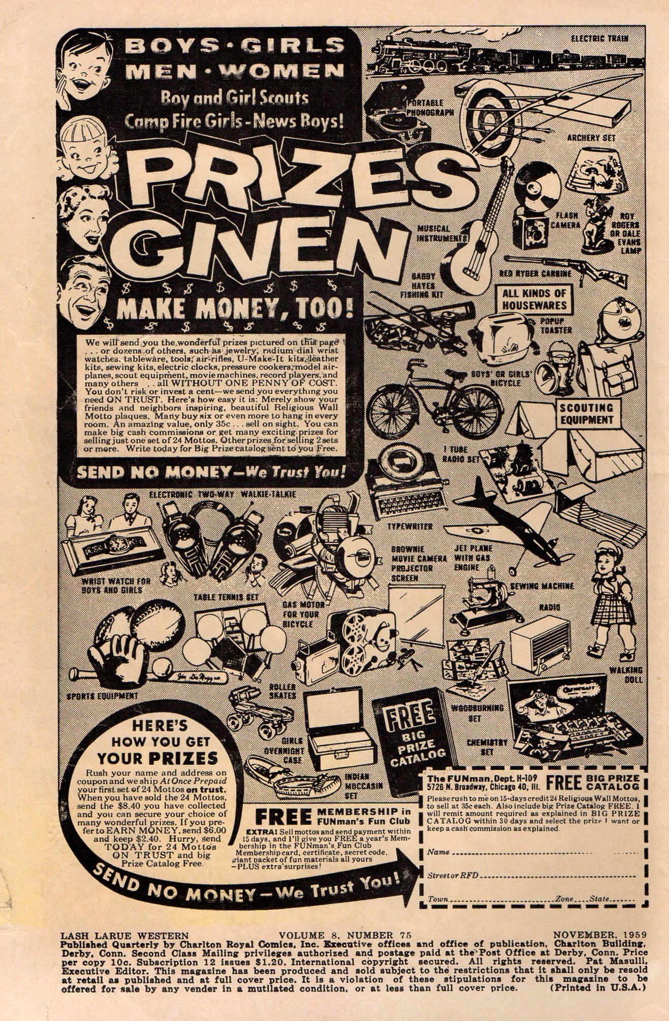 Read online Lash Larue Western (1949) comic -  Issue #75 - 2