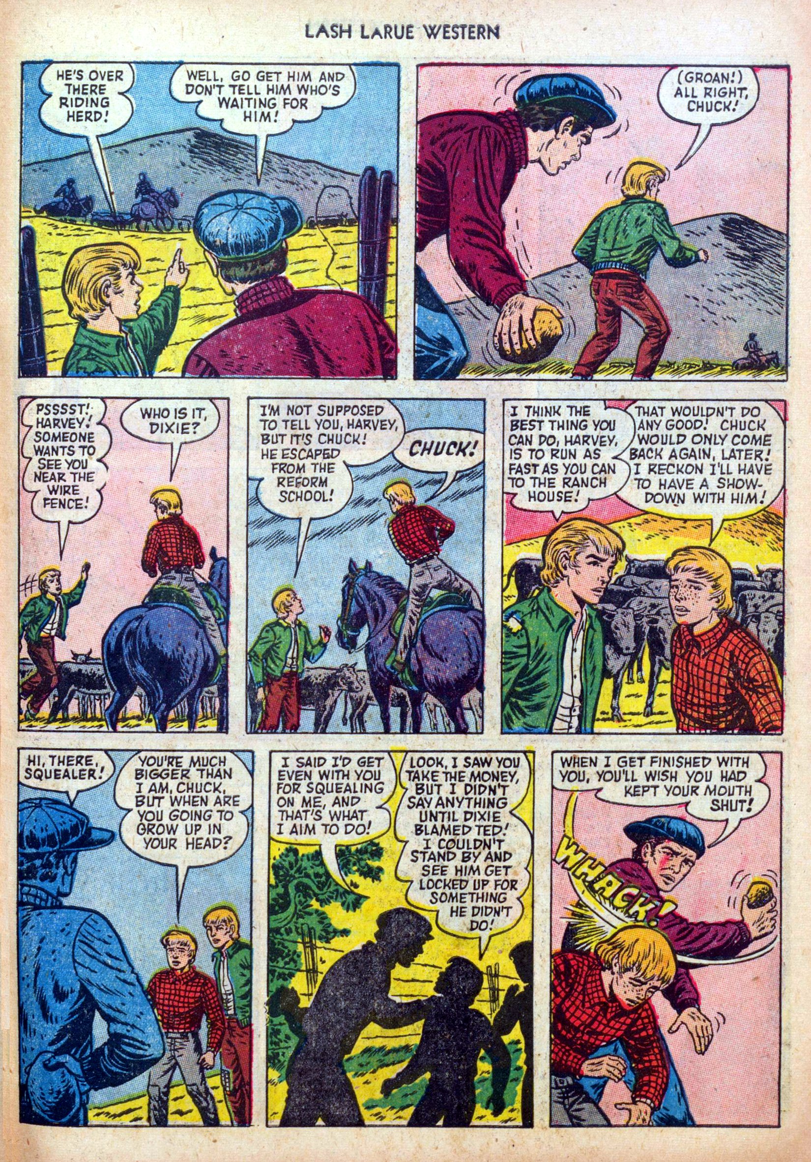 Read online Lash Larue Western (1949) comic -  Issue #39 - 31