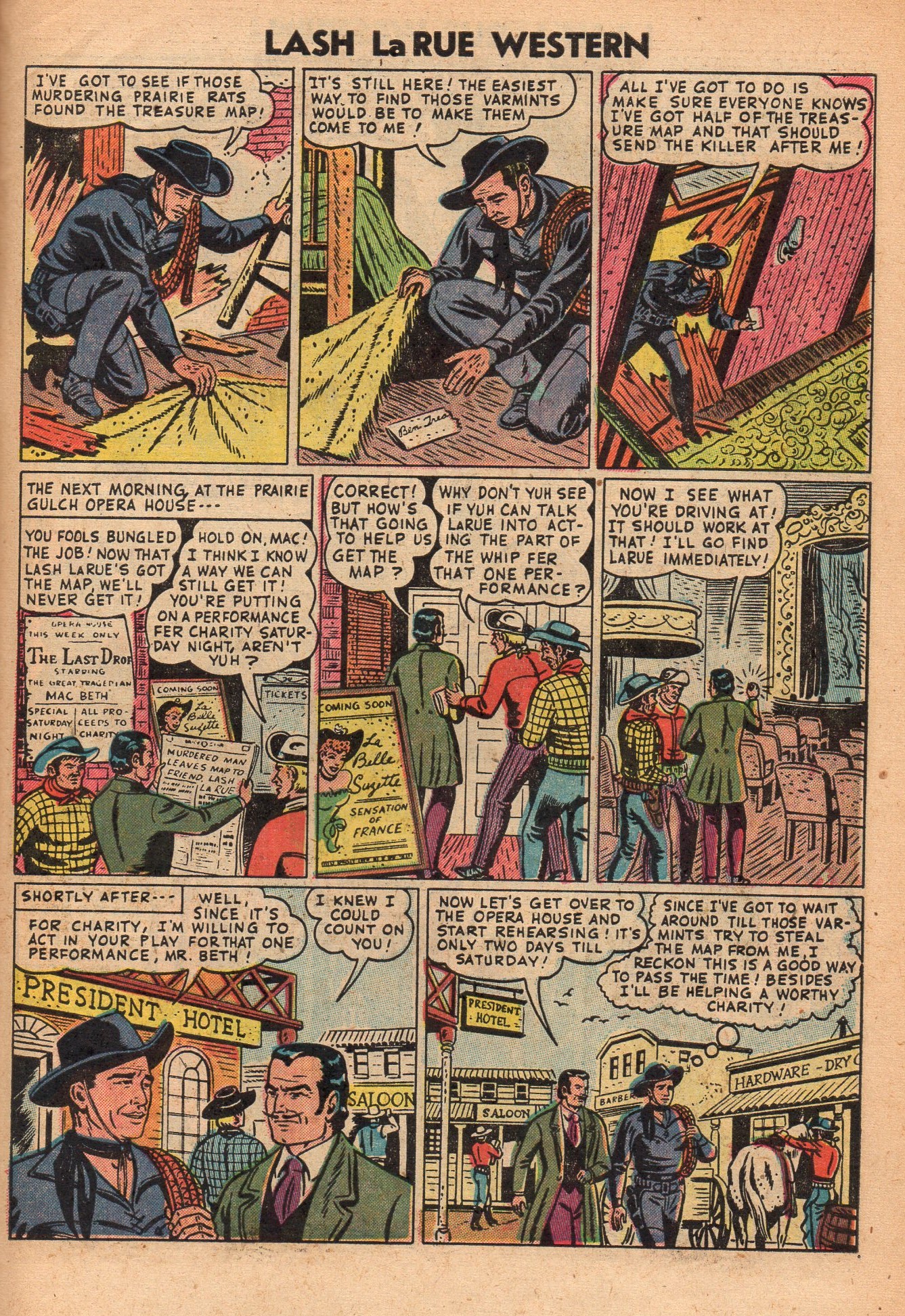 Read online Lash Larue Western (1949) comic -  Issue #48 - 27