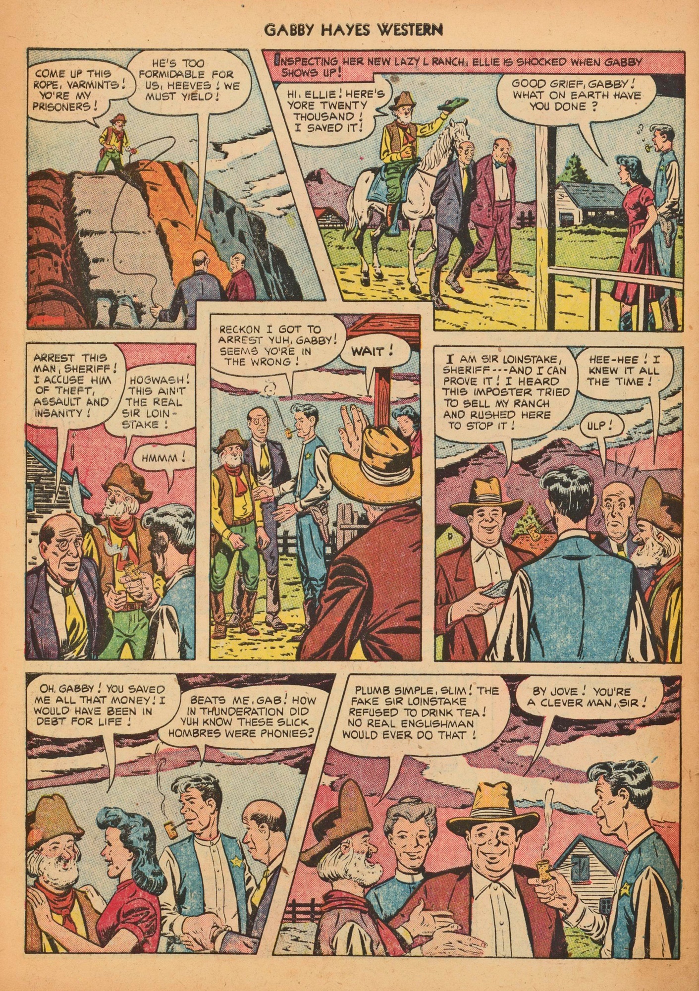Read online Gabby Hayes Western comic -  Issue #43 - 34