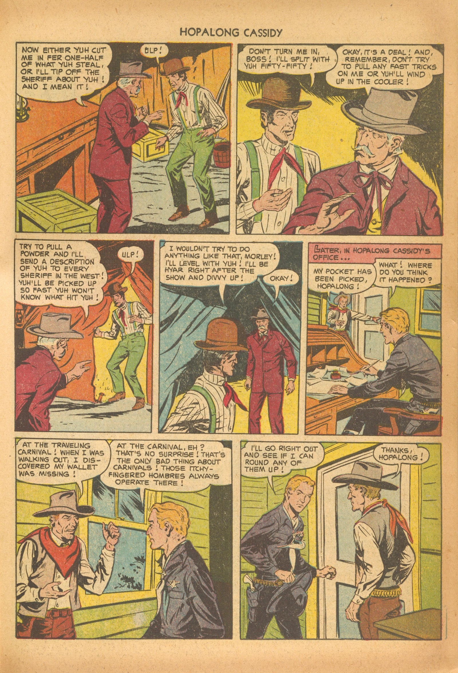 Read online Hopalong Cassidy comic -  Issue #79 - 23