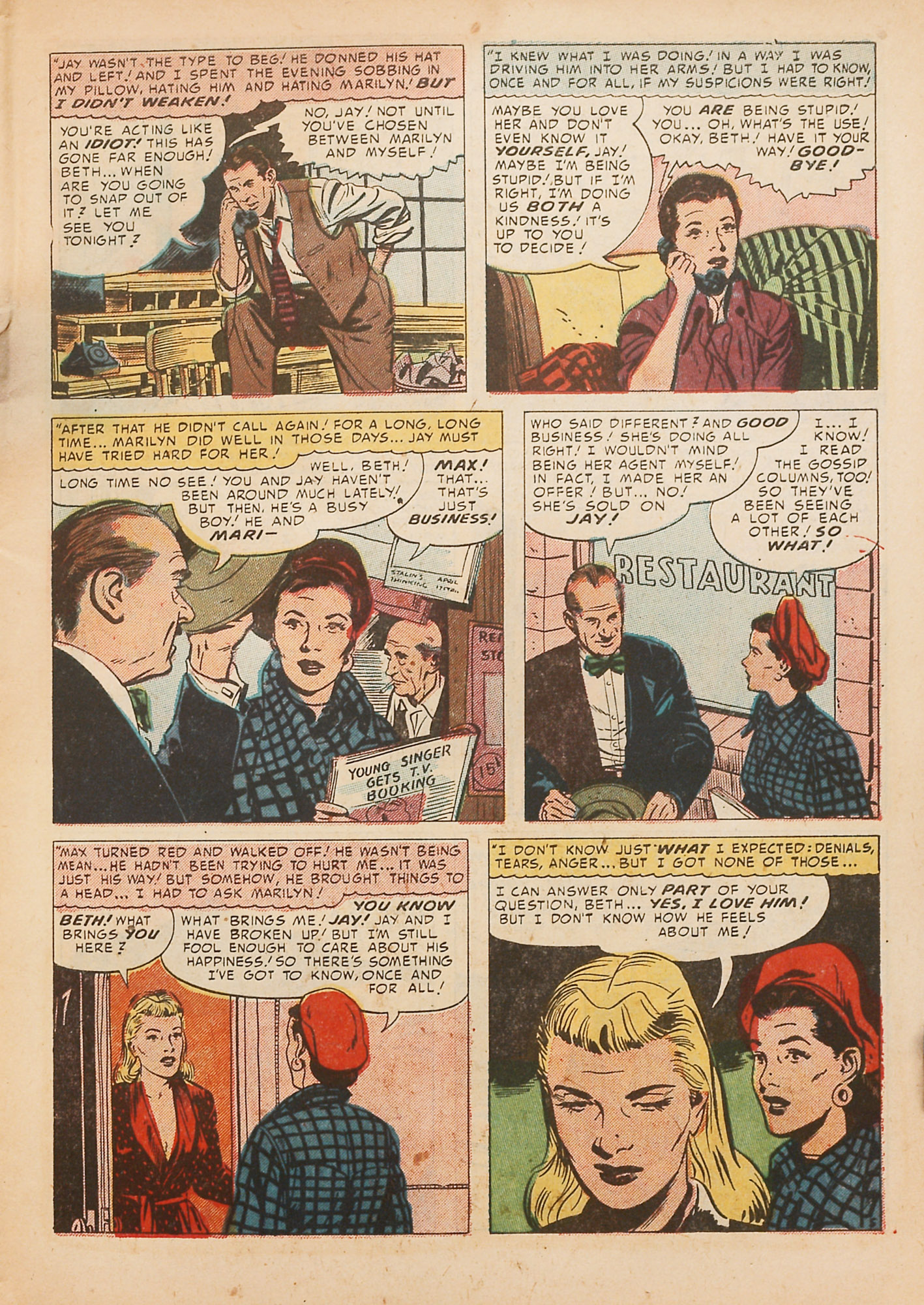 Read online Young Love (1949) comic -  Issue #38 - 6