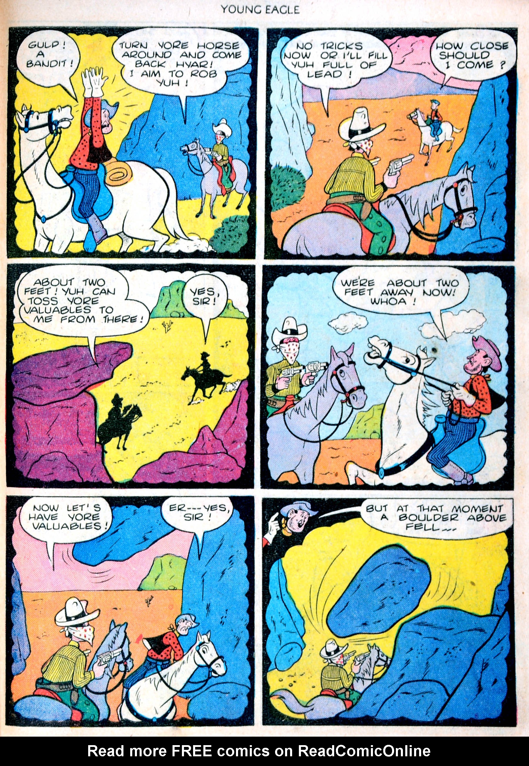 Read online Young Eagle comic -  Issue #4 - 25