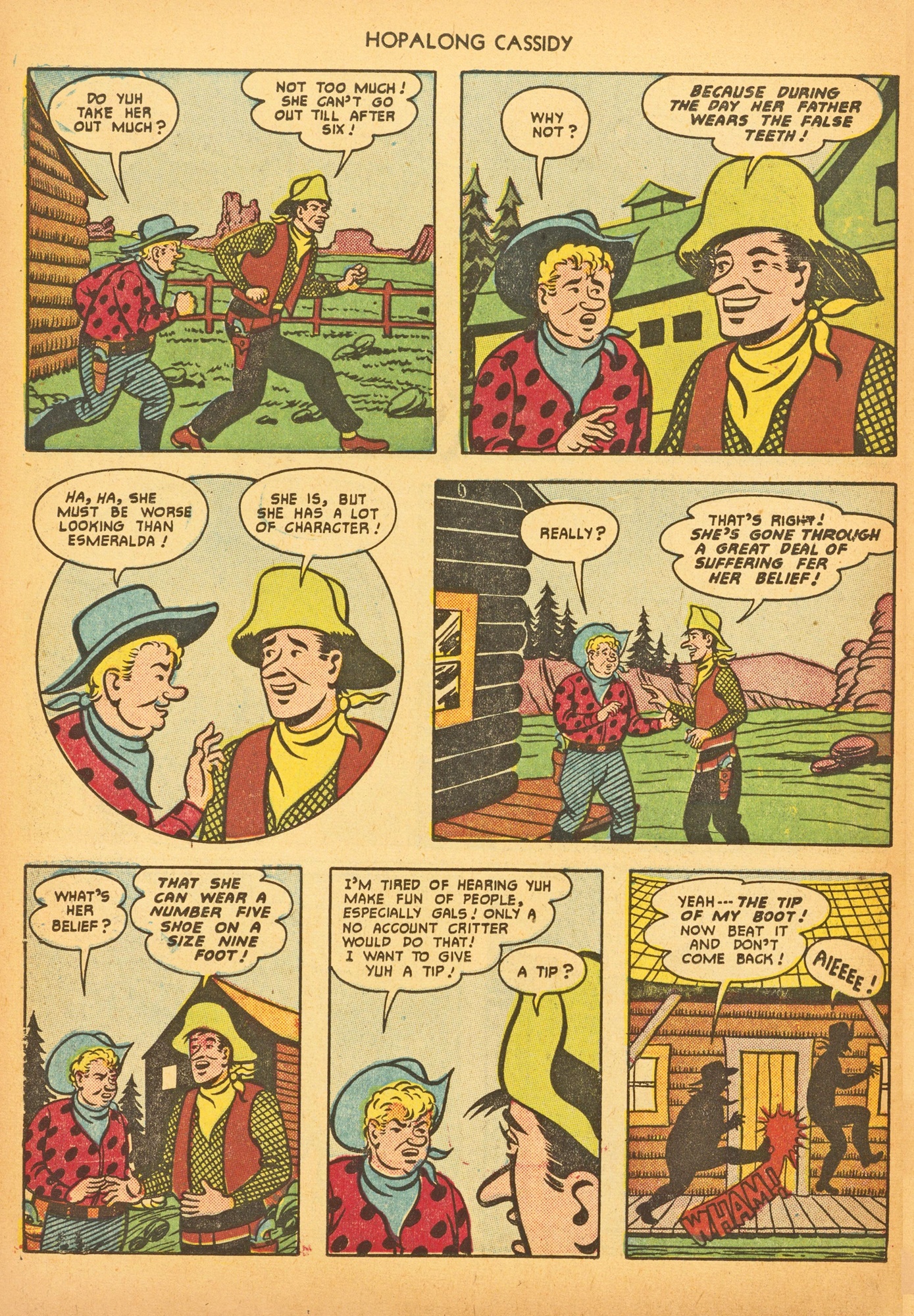 Read online Hopalong Cassidy comic -  Issue #54 - 42