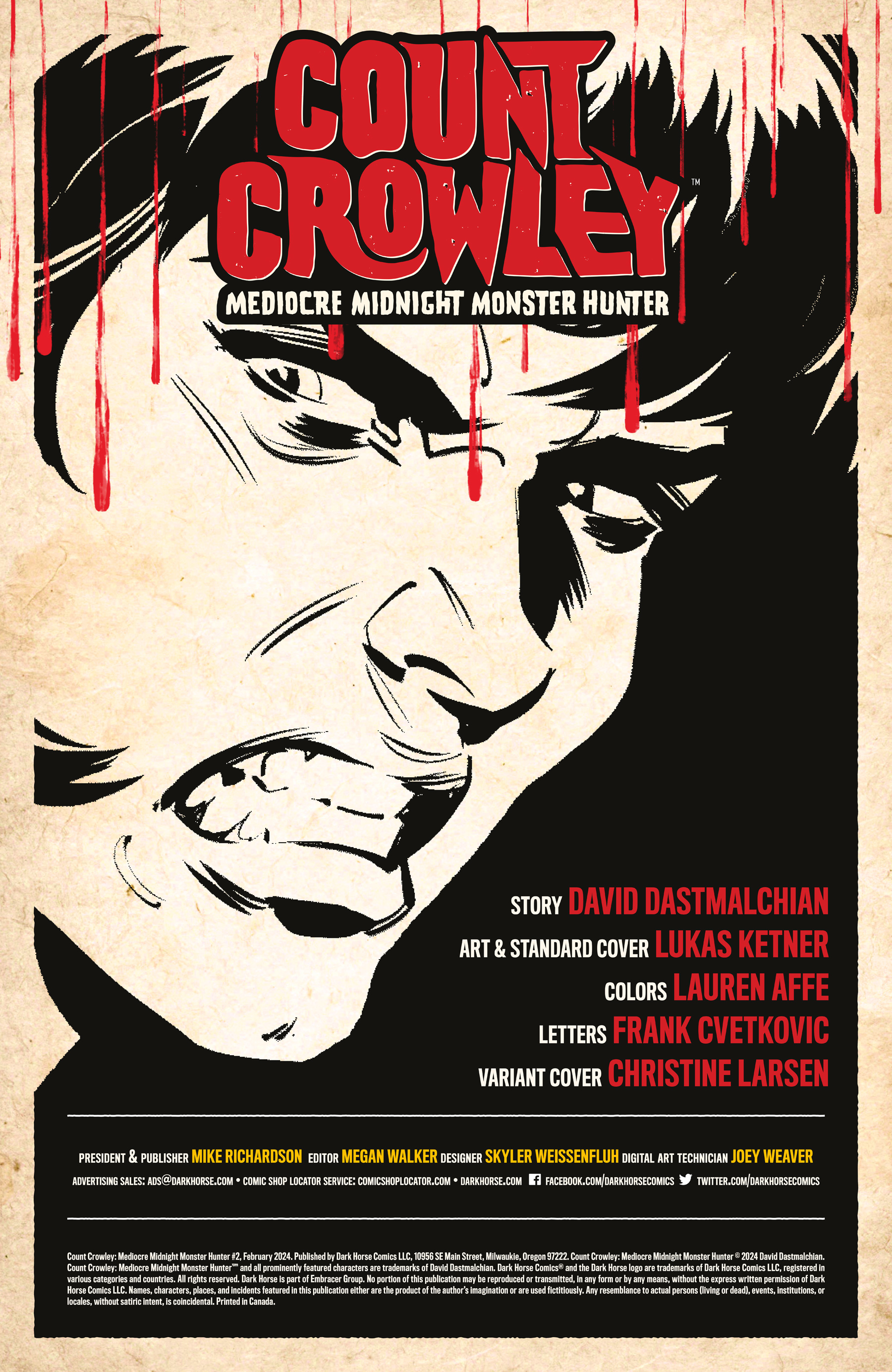 Read online Count Crowley: Mediocre Midnight Monster Hunter comic -  Issue #2 - 2